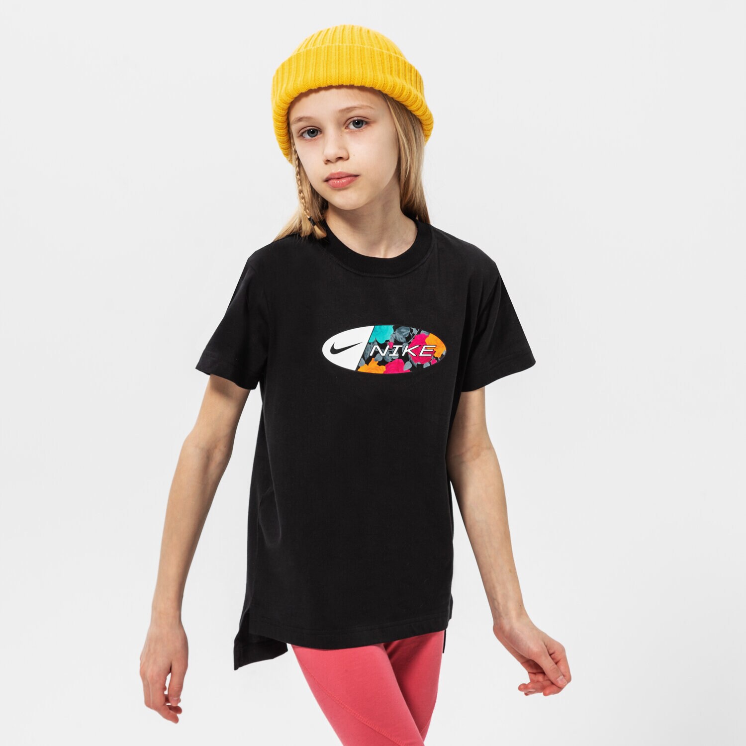 Kinder T-Shirt NIKE T-SHIRT G NSW TEE DPTL RTL GIRL DO1329-010 Schwarz