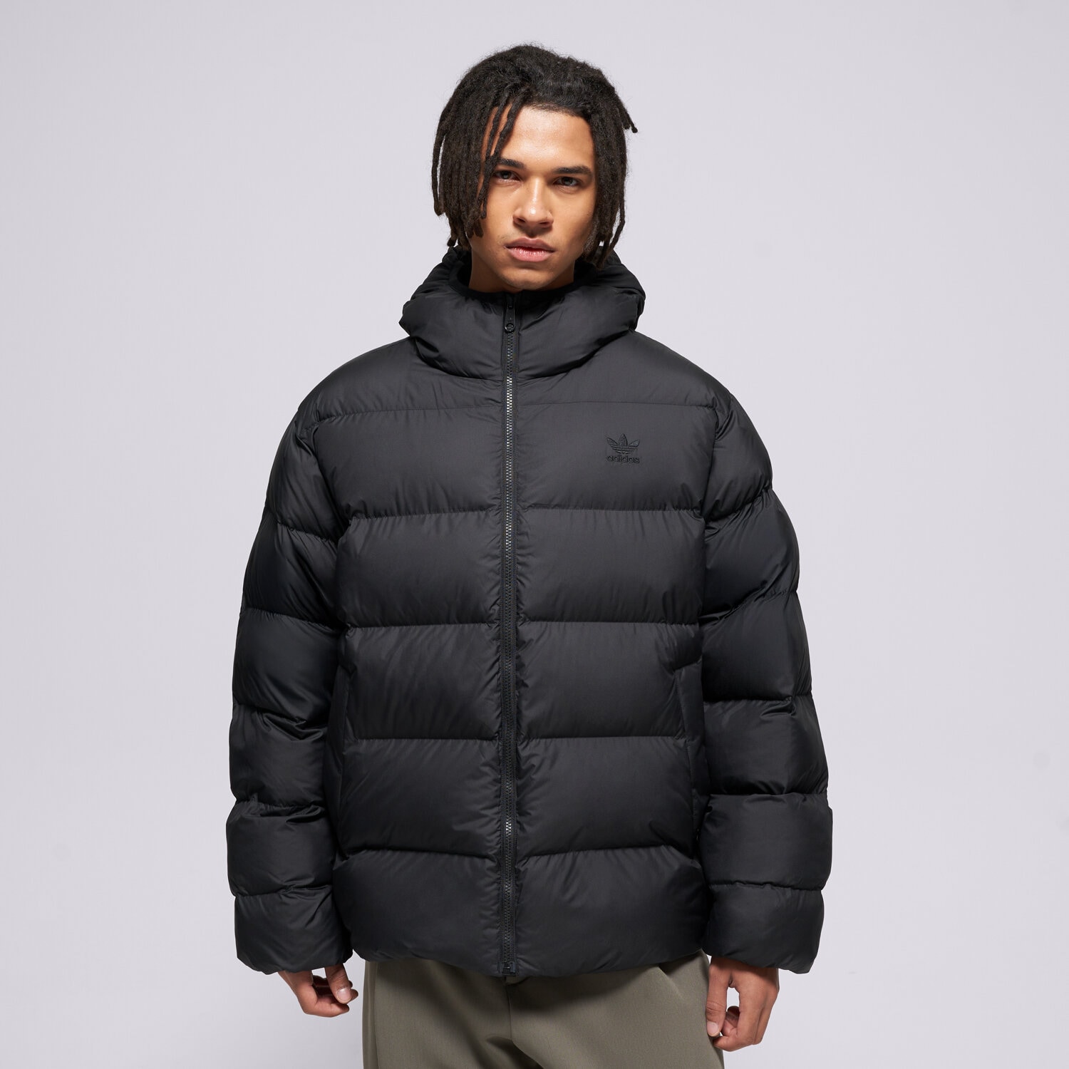 Herren Winterjacke ADIDAS JACKE WINTER COMMERCIAL PUFF JX4123 Schwarz