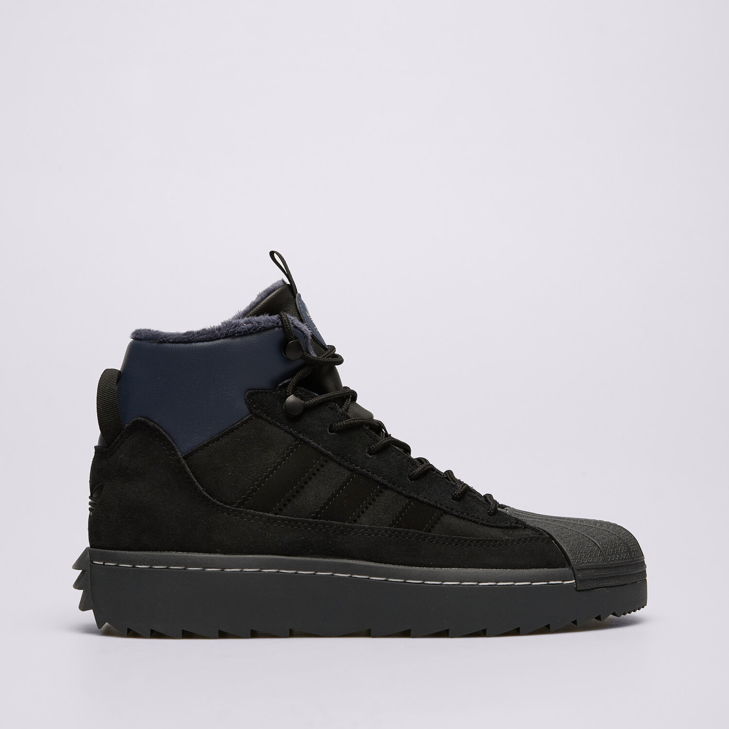 Kinder Outdoor Schuhe ADIDAS SUPERSTAR WINTER TREK J JQ0346 Schwarz