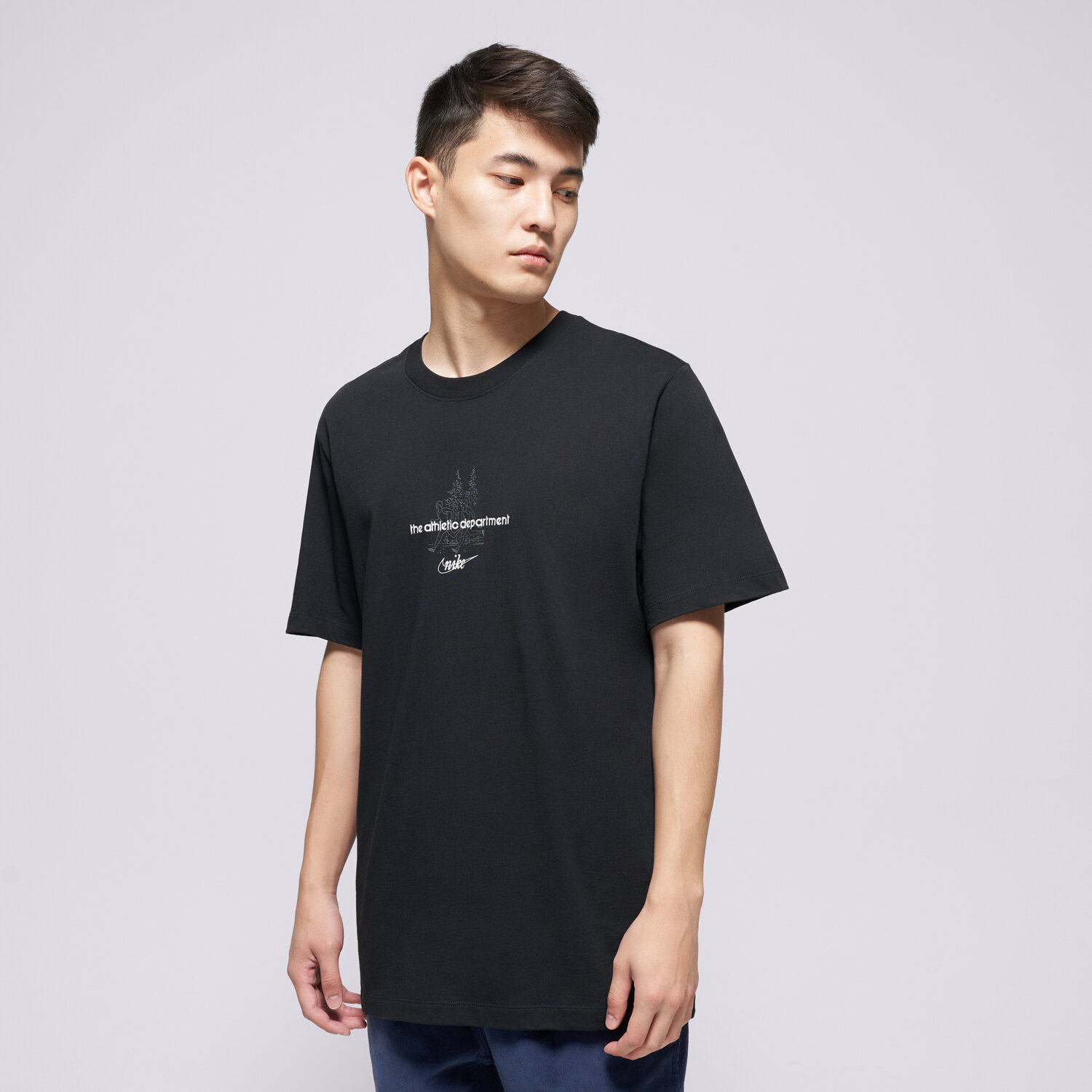 Herren T-Shirt NIKE T-SHIRT M NSW TEE HO25 SSNL CLUB HV0125-010 Schwarz