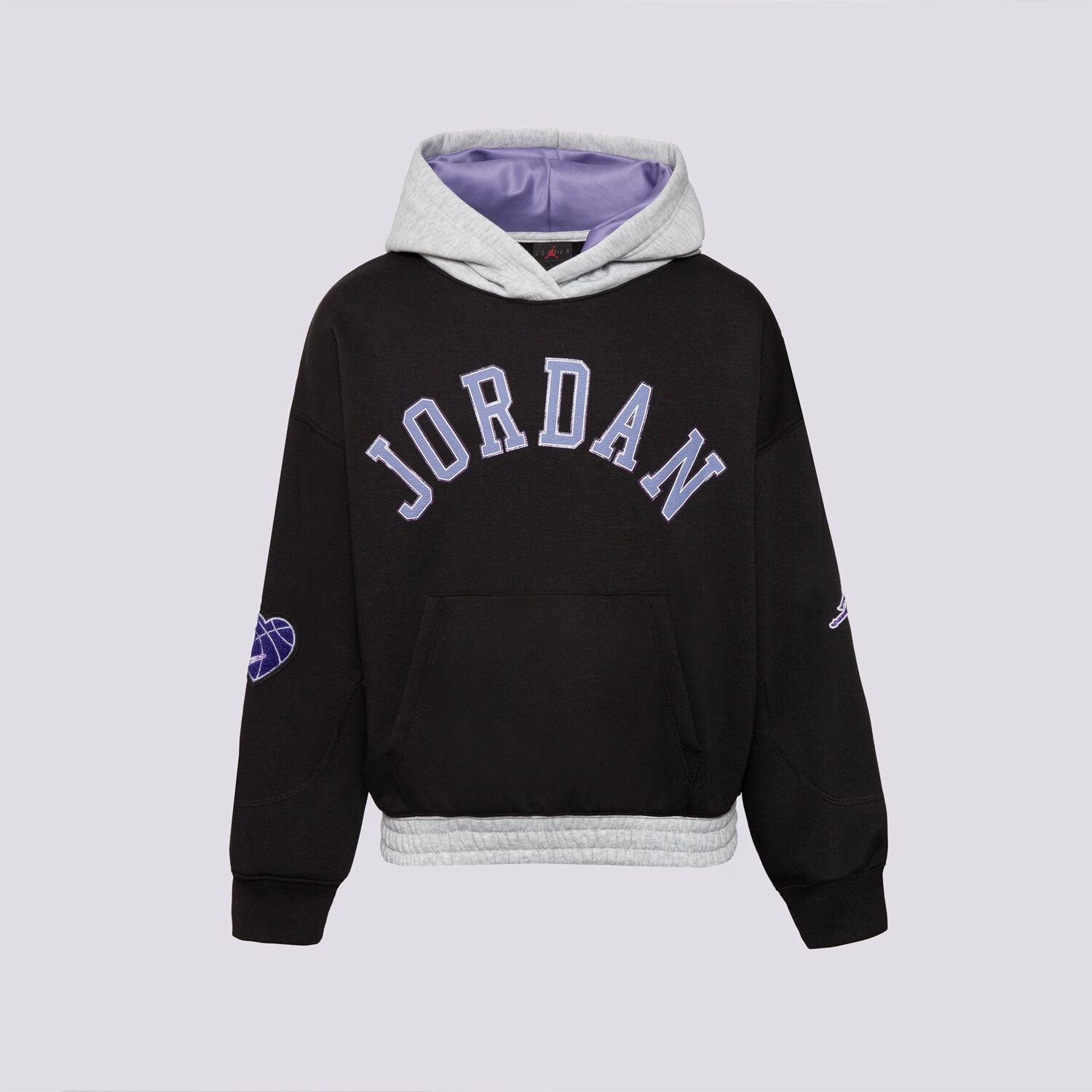Kinder JORDAN HOODIE JDG BLUE JEANS & BLING PO HOOD GIRL 45F193-023 Schwarz