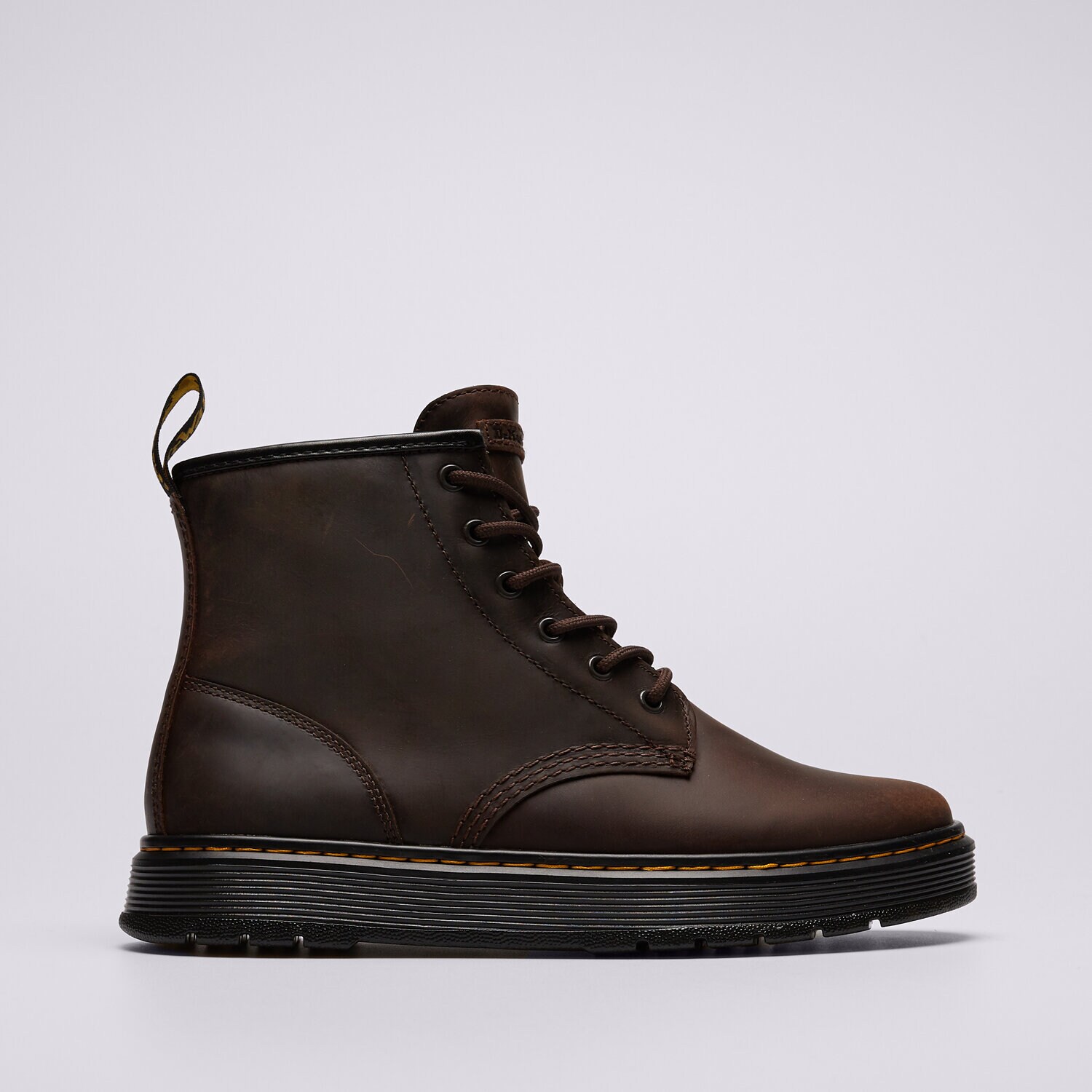 Herren Boots DR.MARTENS BROOKLINE CHUKKA 6 EYE BOOT 41681200 Braun