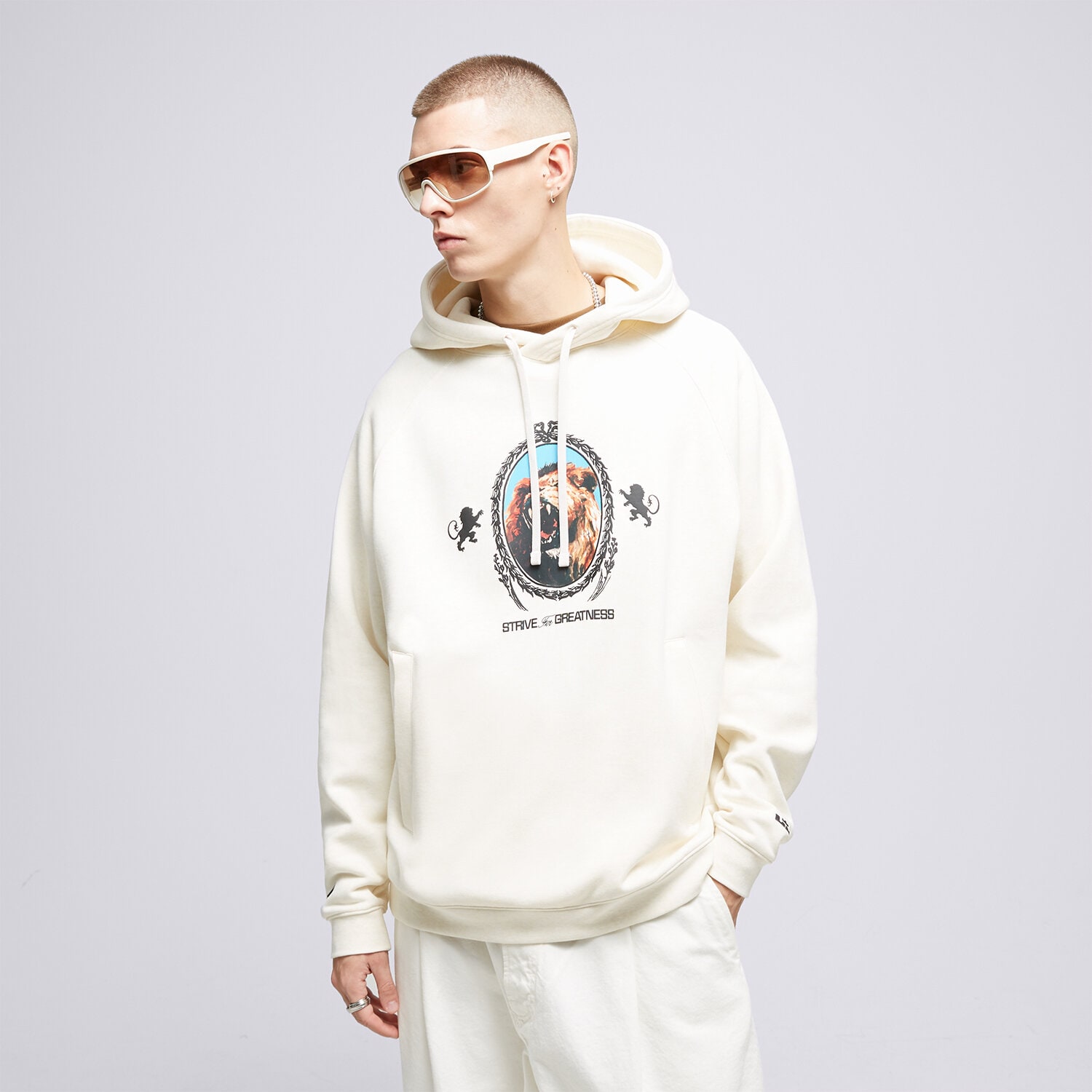 Herren NIKE HOODIE LJ M NK BRSH PO NBA FB7123-027 Weiß