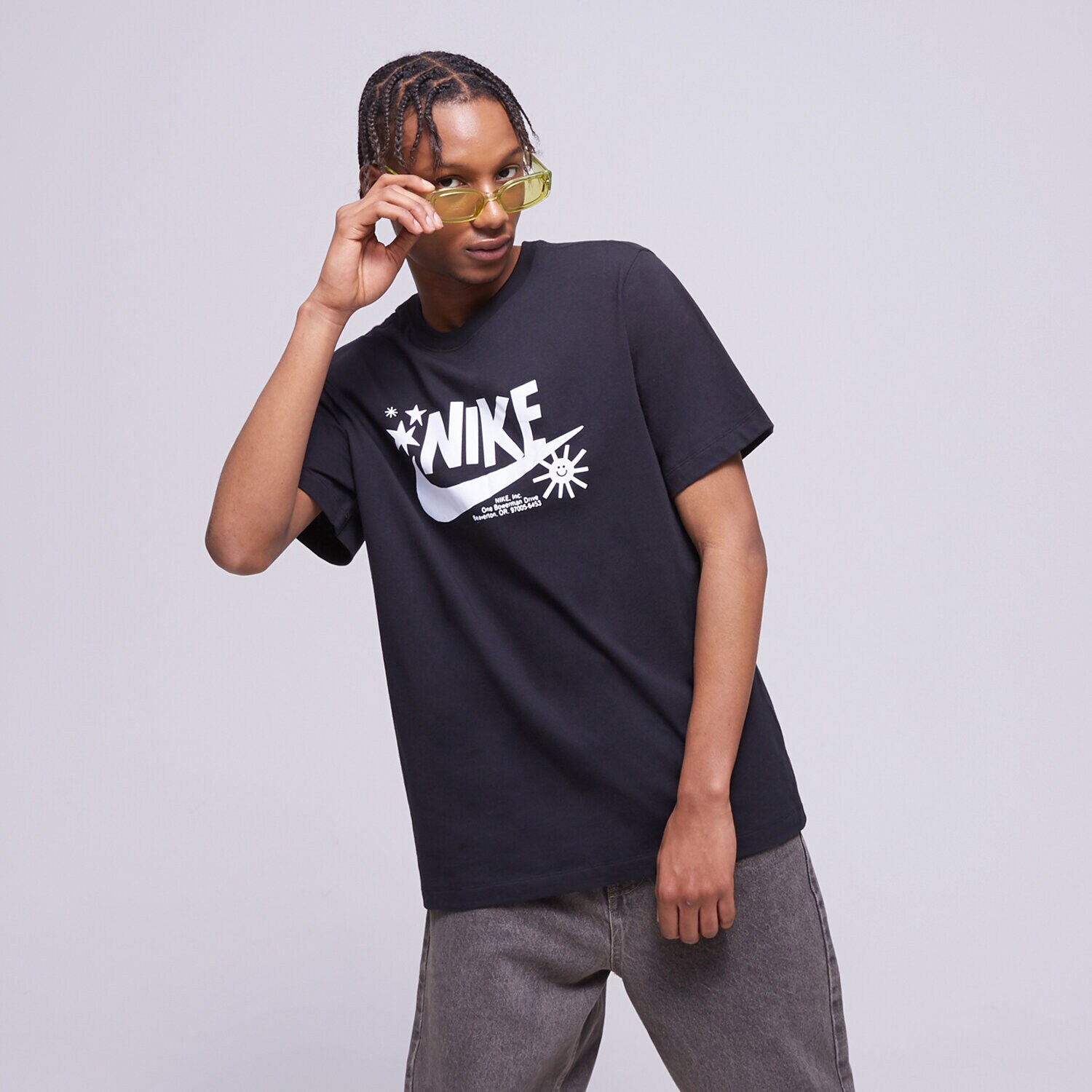 Herren T-Shirt NIKE T SHIRT SPORTSWEAR DR7807-010 Schwarz