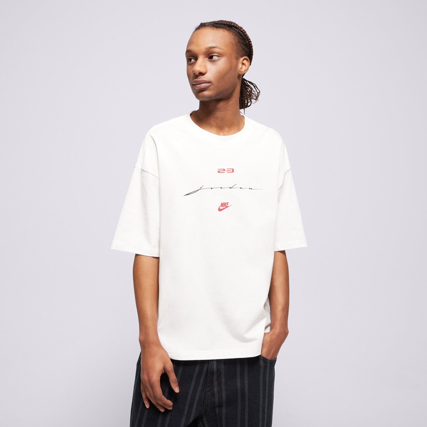 Herren T-Shirt JORDAN T-SHIRT JORDAN FLIGHT IF3014-100 Weiß