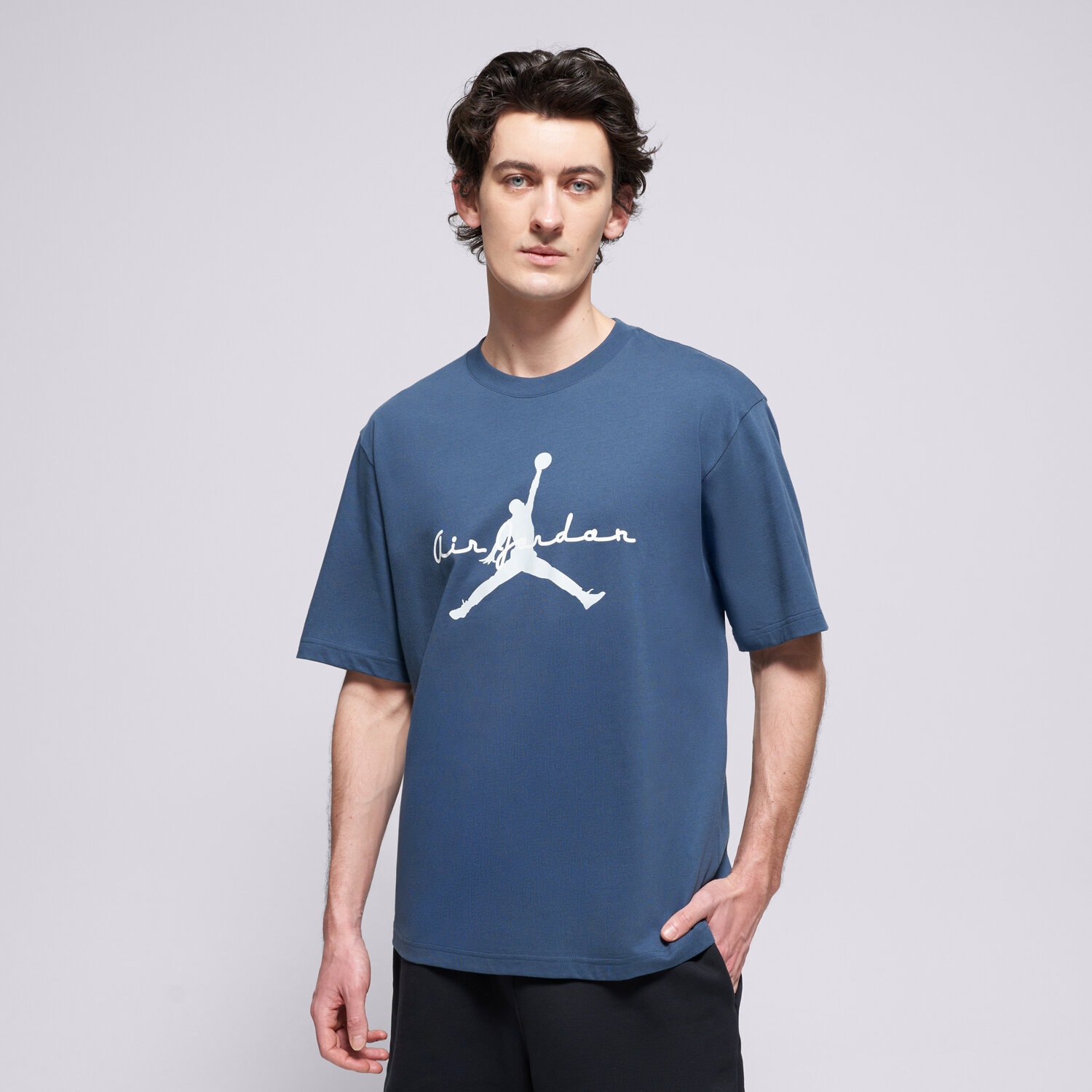 Herren T-Shirt JORDAN T-SHIRT JORDAN BROOKLYN IF3034-464 Blau