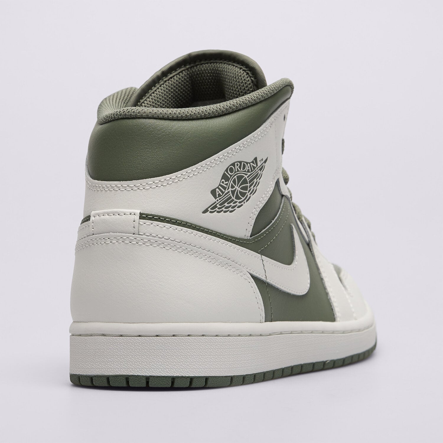 Jordan Zapatillas Casual de hombre AIR 1 MID Blanco / Verde — photo 7
