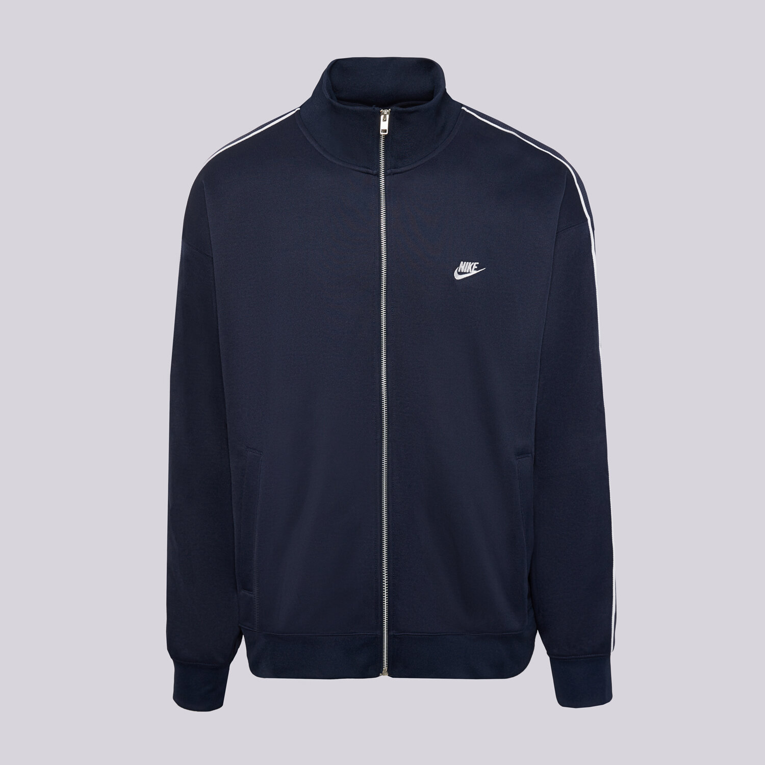 Herren NIKE SWEATSHIRT MIT REIßVERSCHLUSS M NK CLUB KNIT OS TRACK J HV1417-451 Dunkelblau
