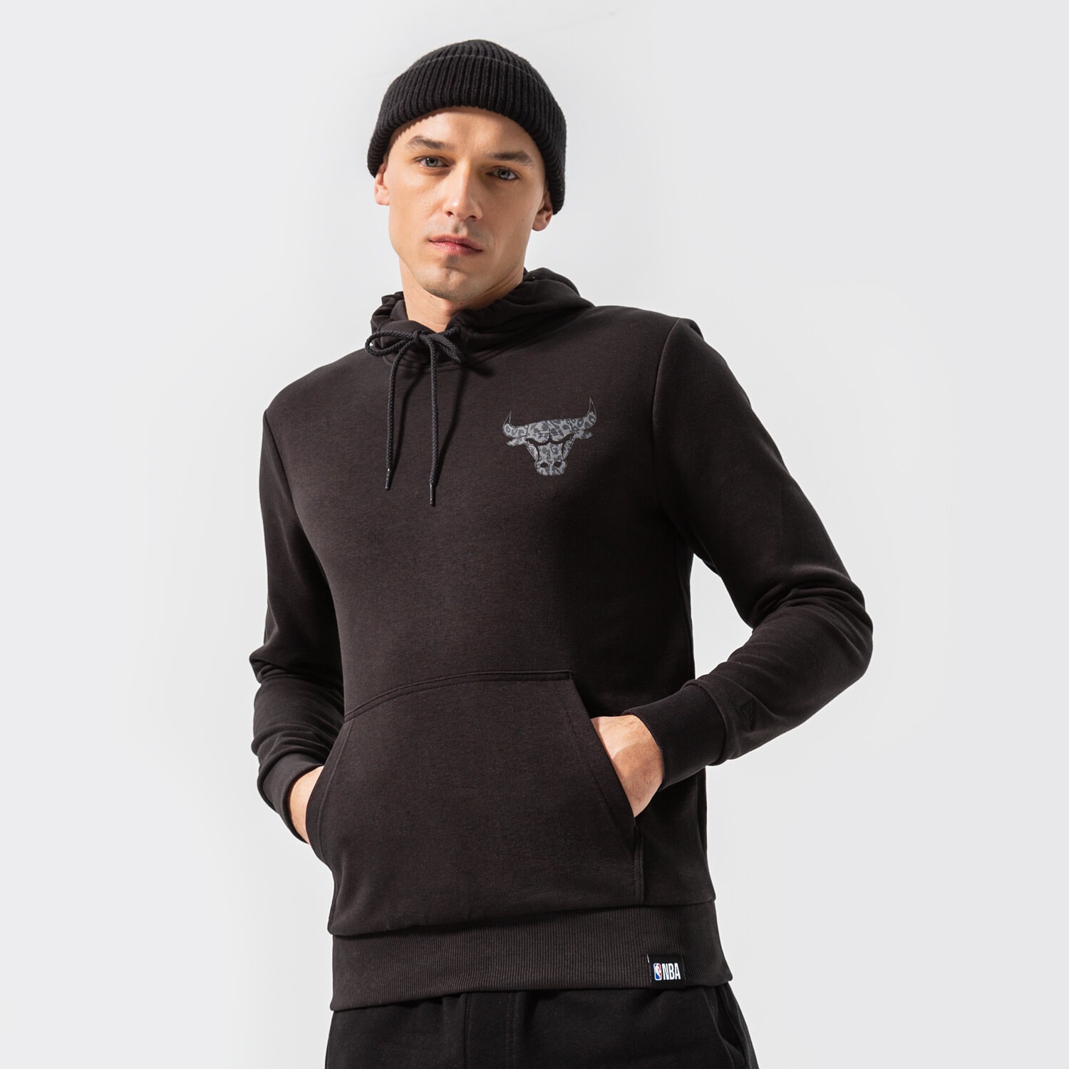 Herren NEW ERA HOODIE SEAS INFILL BULLS CHICAGO BULLS BLKLEP 12893089 Schwarz