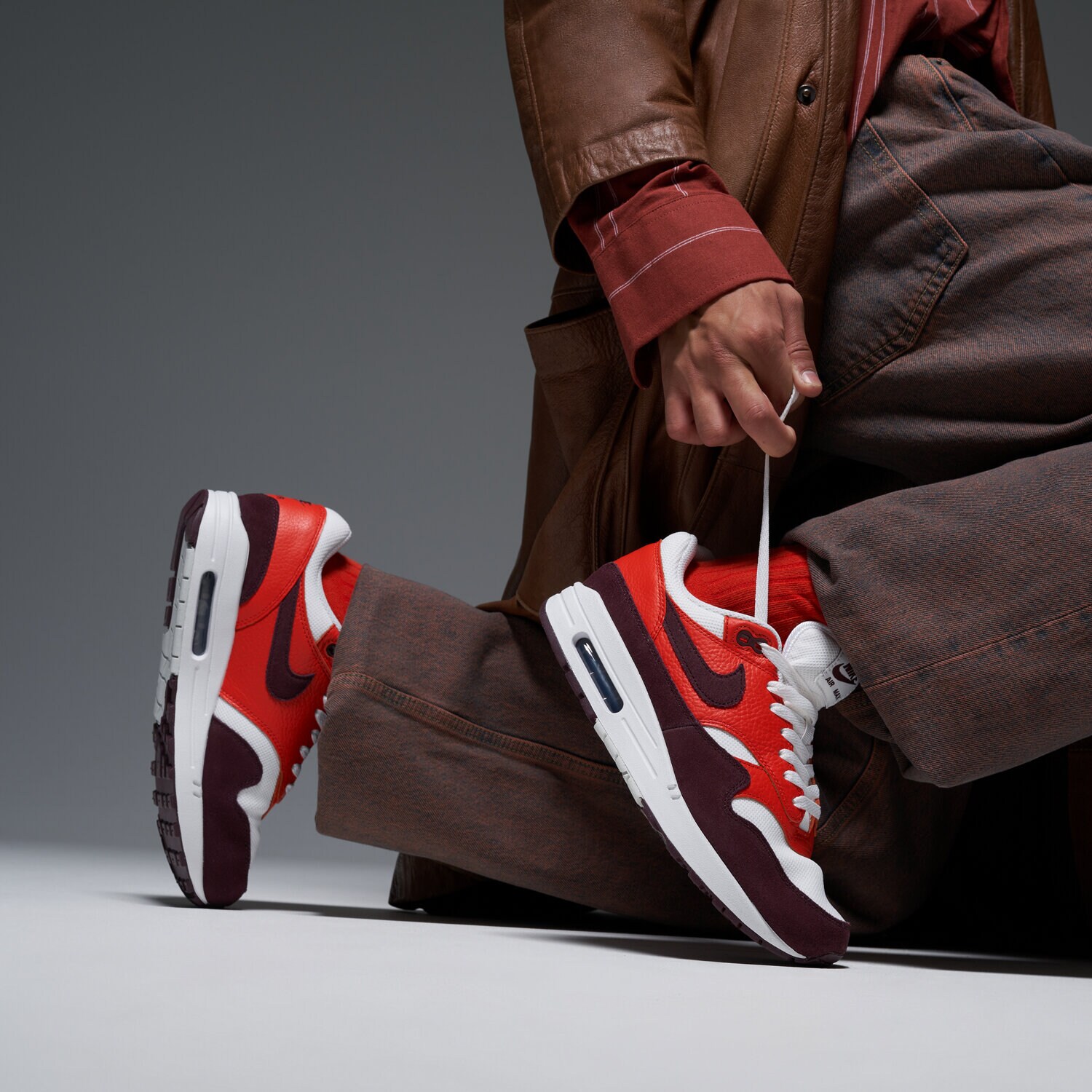 air max 1 curry red