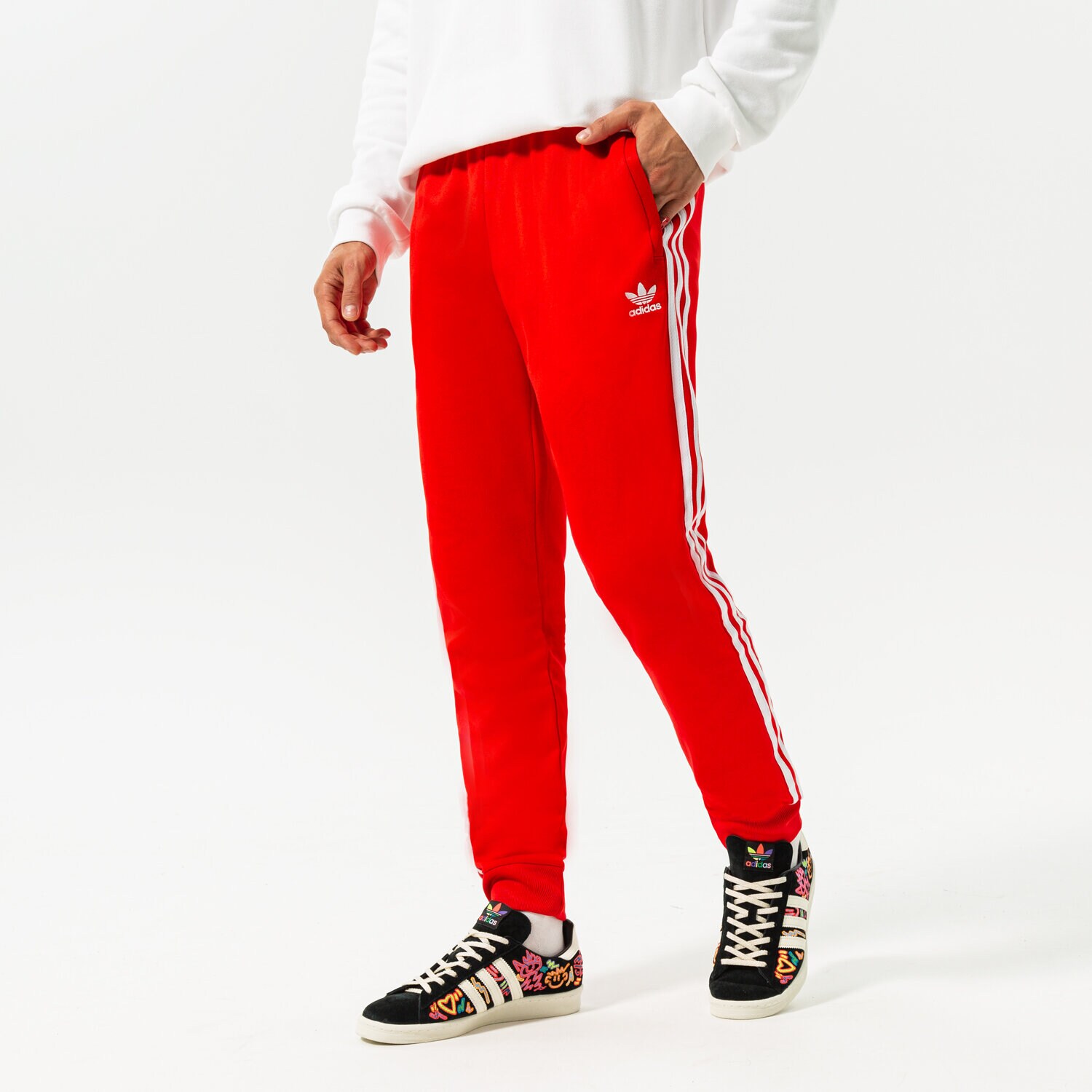 Herren Hosen ADIDAS SS TRACK PANTS  HF2134 Rot