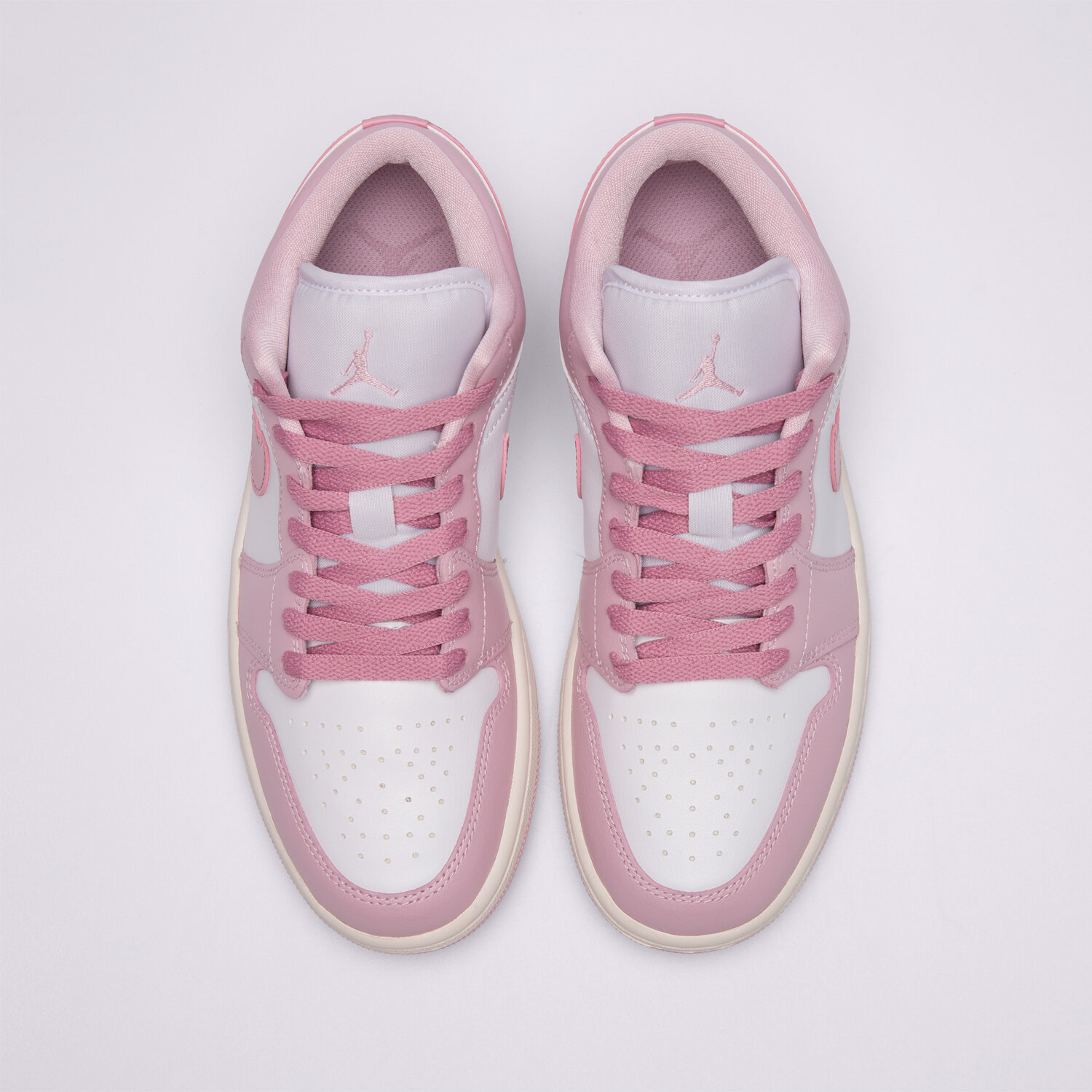 Jordan Zapatillas de deporte rosas y blancas Air 1 Low de Nike — photo 5
