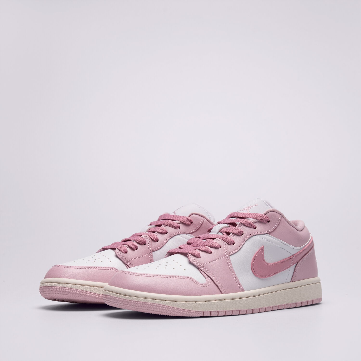 Jordan Zapatillas de deporte rosas y blancas Air 1 Low de Nike — photo 3