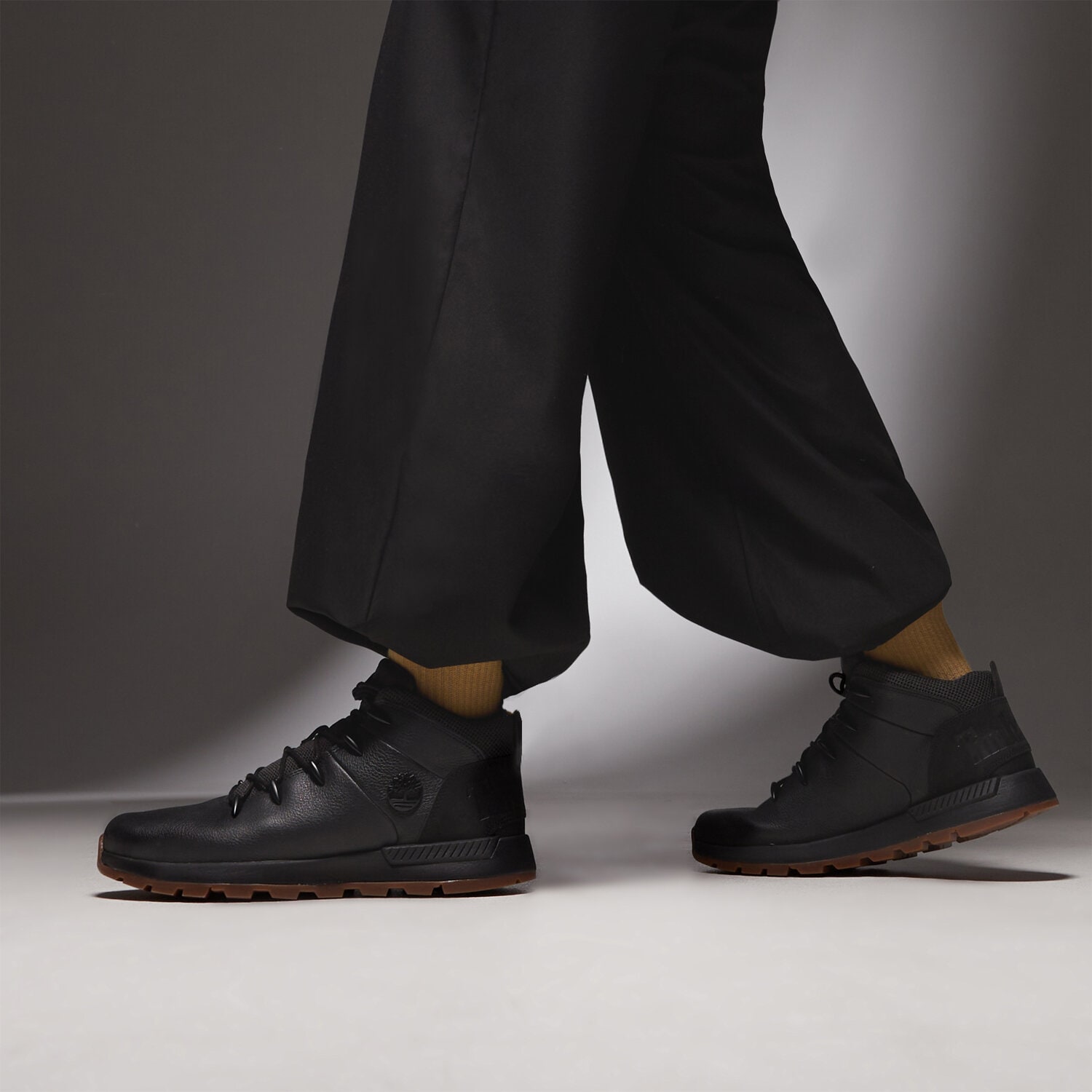 Timberland Botas De Piel Sprint Trekker Mid Negro — foto 2