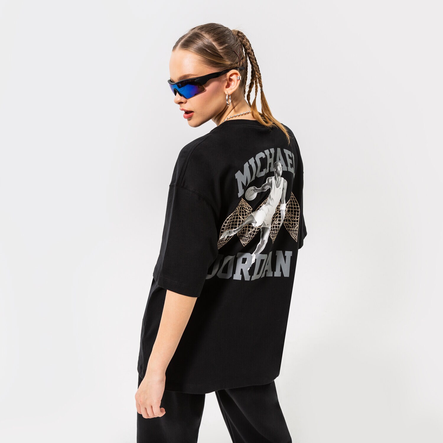 Damen T-Shirt JORDAN HERITAGE MJ T SHIRT DO5014-010 Schwarz