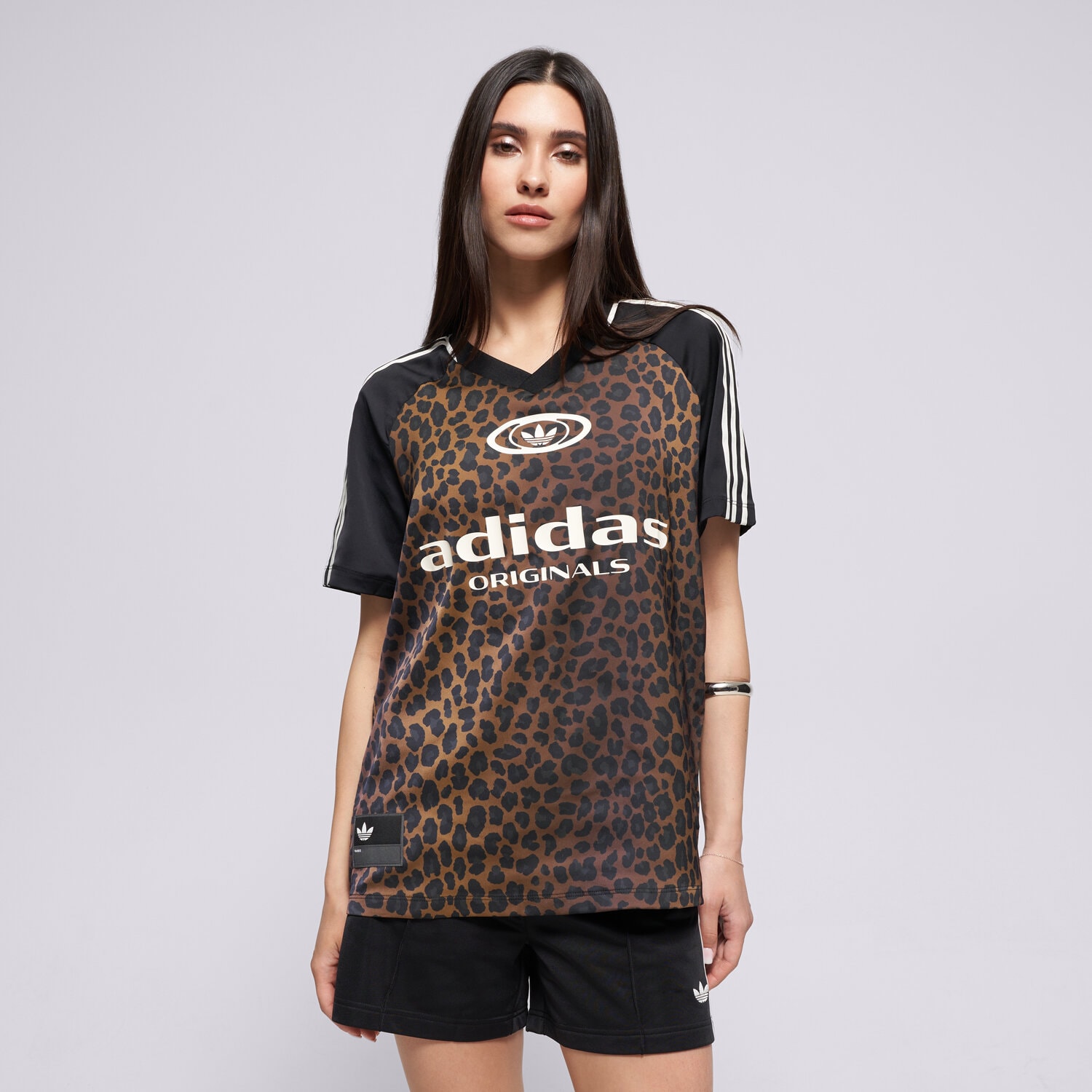 Damen T-Shirt ADIDAS T-SHIRT STN FBALL JRSY KA2671 Braun