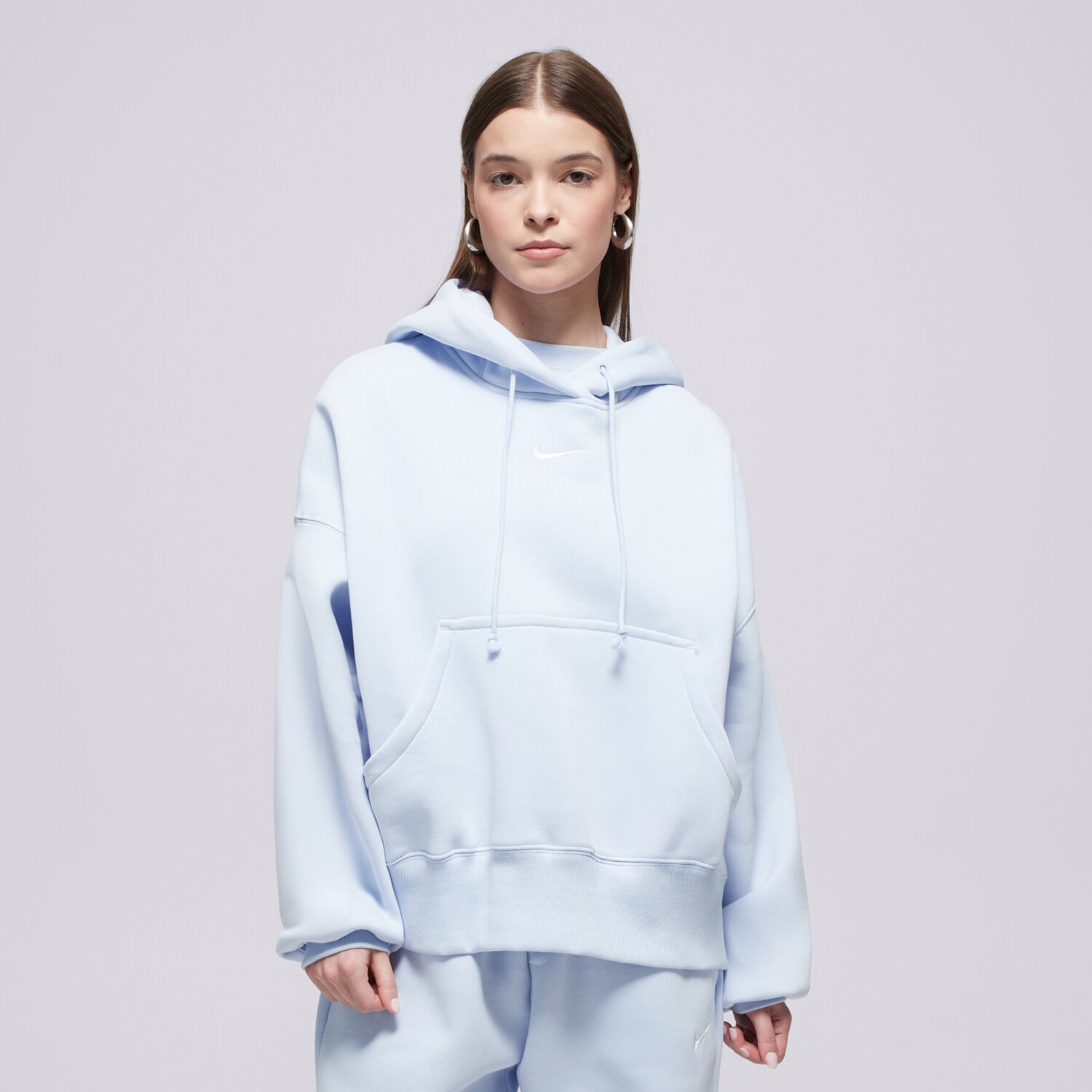 Damen NIKE HOODIE W NSW PHNX FLC OOS PO HOODIE DQ5858-407 Blau