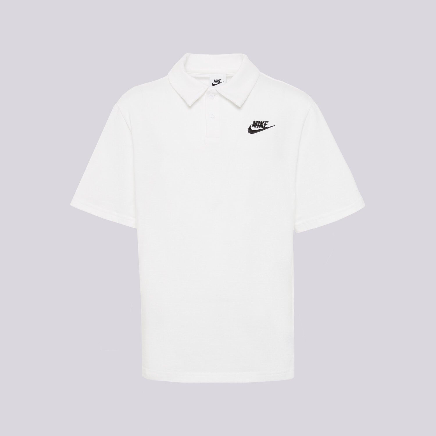 NIKE POLO K NSW CLUB KNIT SS POLO LBR BOY IF2841-100 Weiß