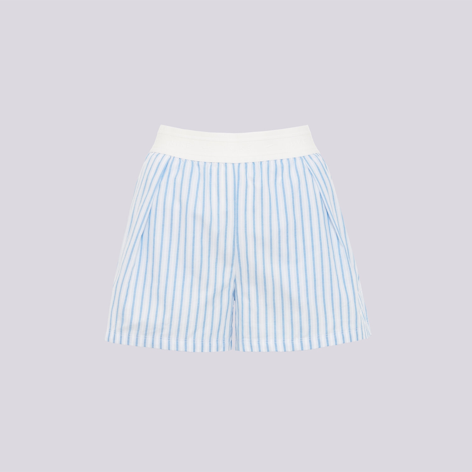 Damen Shorts NIKE SHORTS W NSW OFFLN WVN PPLN STRP SHRT II4230-435 Blau