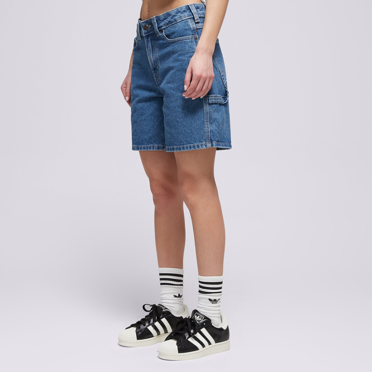 Damen Shorts DICKIES SHORTS CARPENTER SHORT JEANS 1993 7 INCH DK0A88PBCLB1 Blau