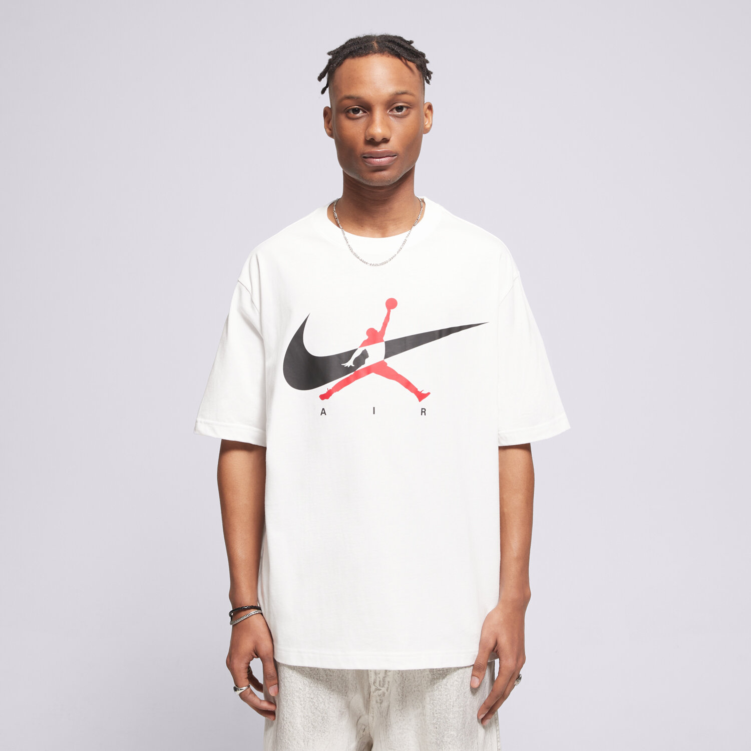 Herren T-Shirt JORDAN T-SHIRT M J BRK JM GFX SS CREW IF3043-100 Weiß