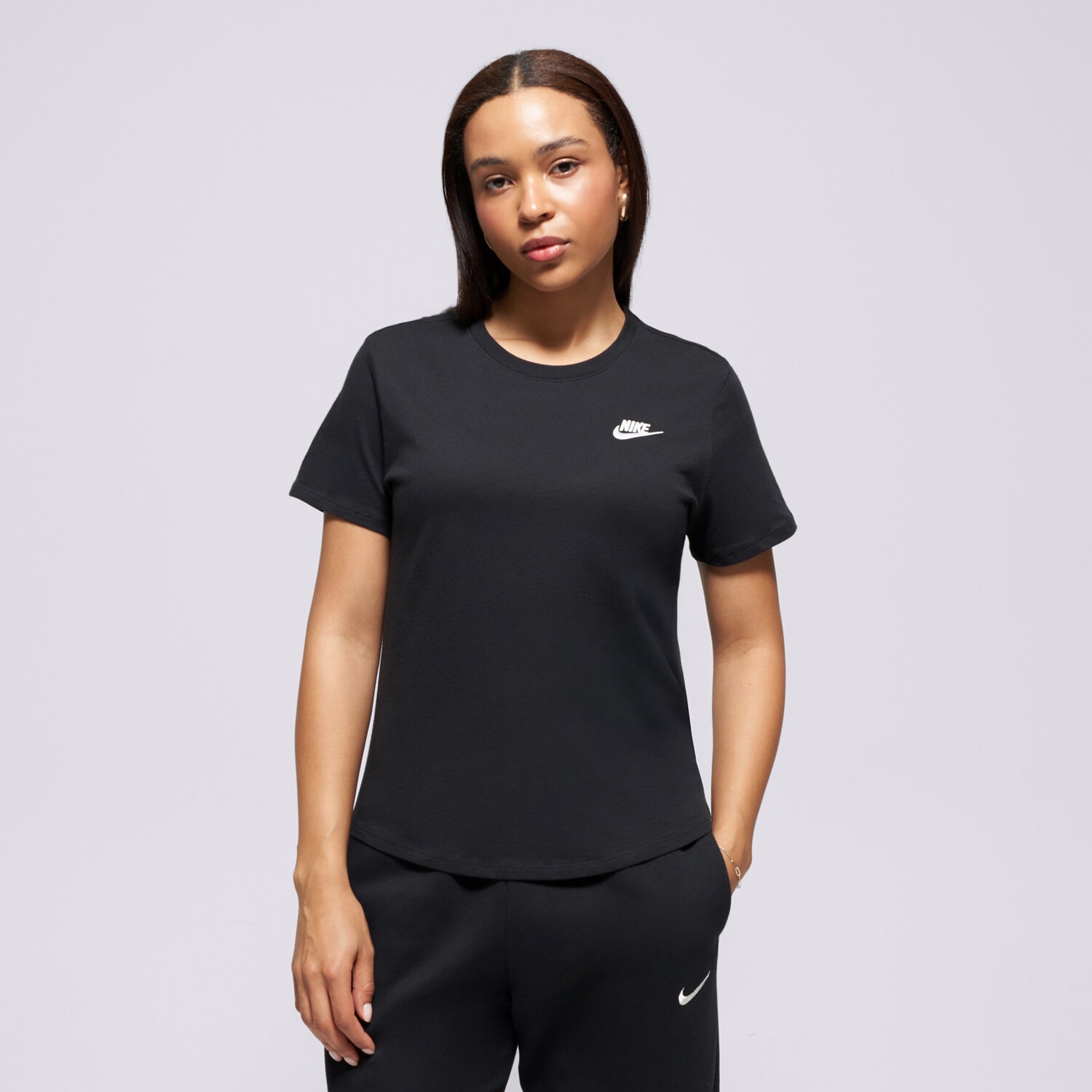 Damen T-Shirt NIKE T-SHIRT W NSW CLUB DX7902-010 Schwarz