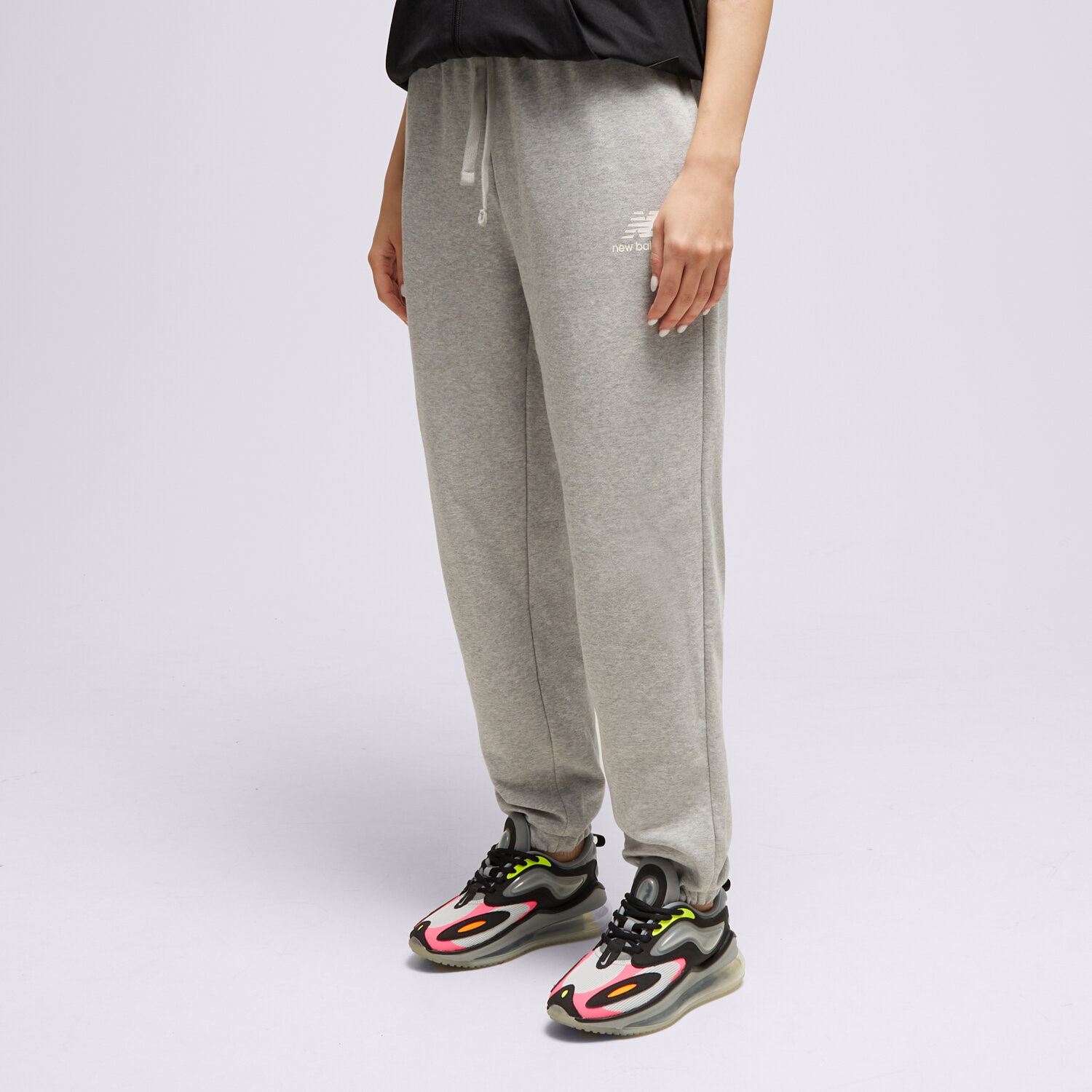 Damen Hosen NEW BALANCE HOSE NB ESSENTIALS STACKED WP31530AG Grau