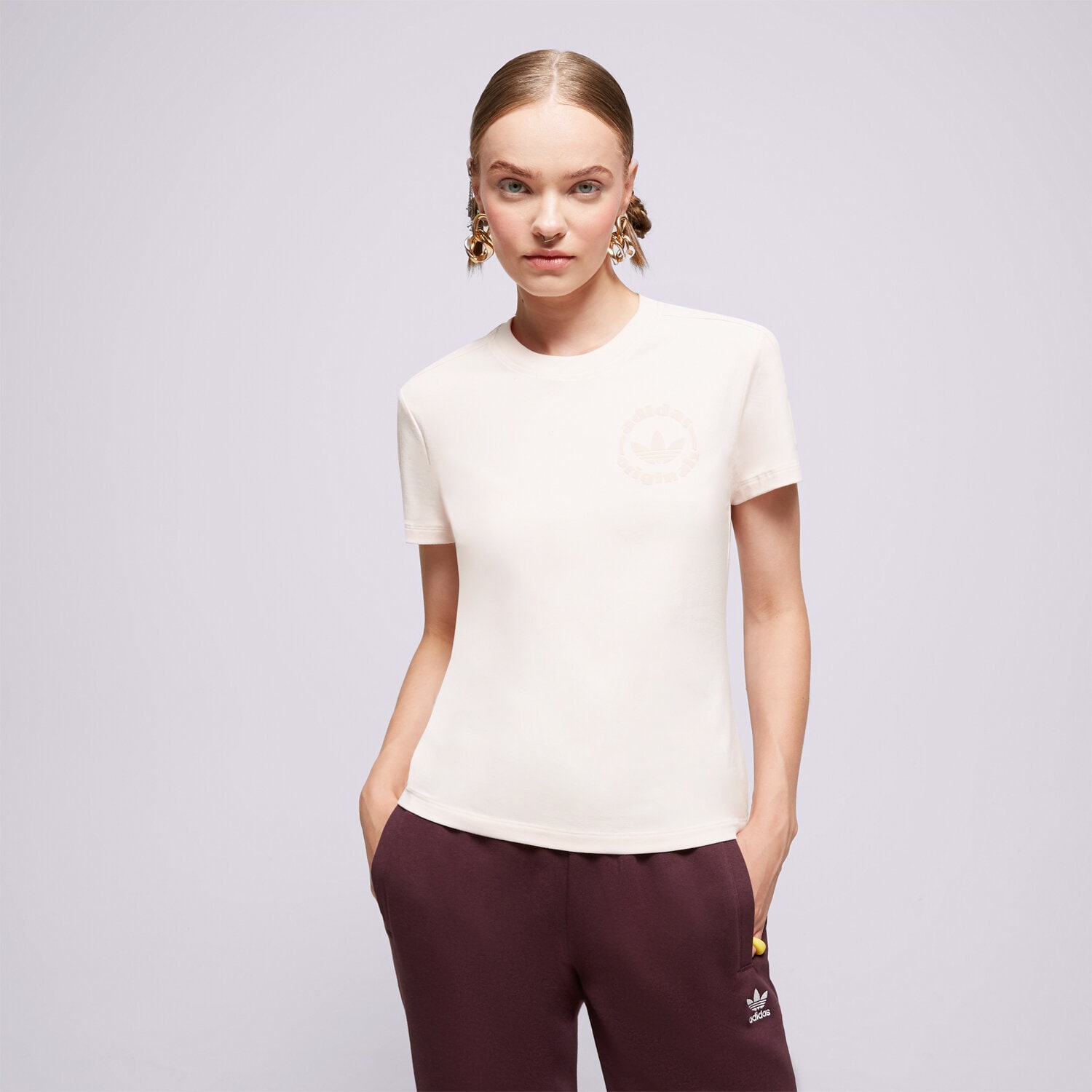 Damen T-Shirt ADIDAS T-SHIRT T-SHIRT GRAPHIC IC6046 Rosa