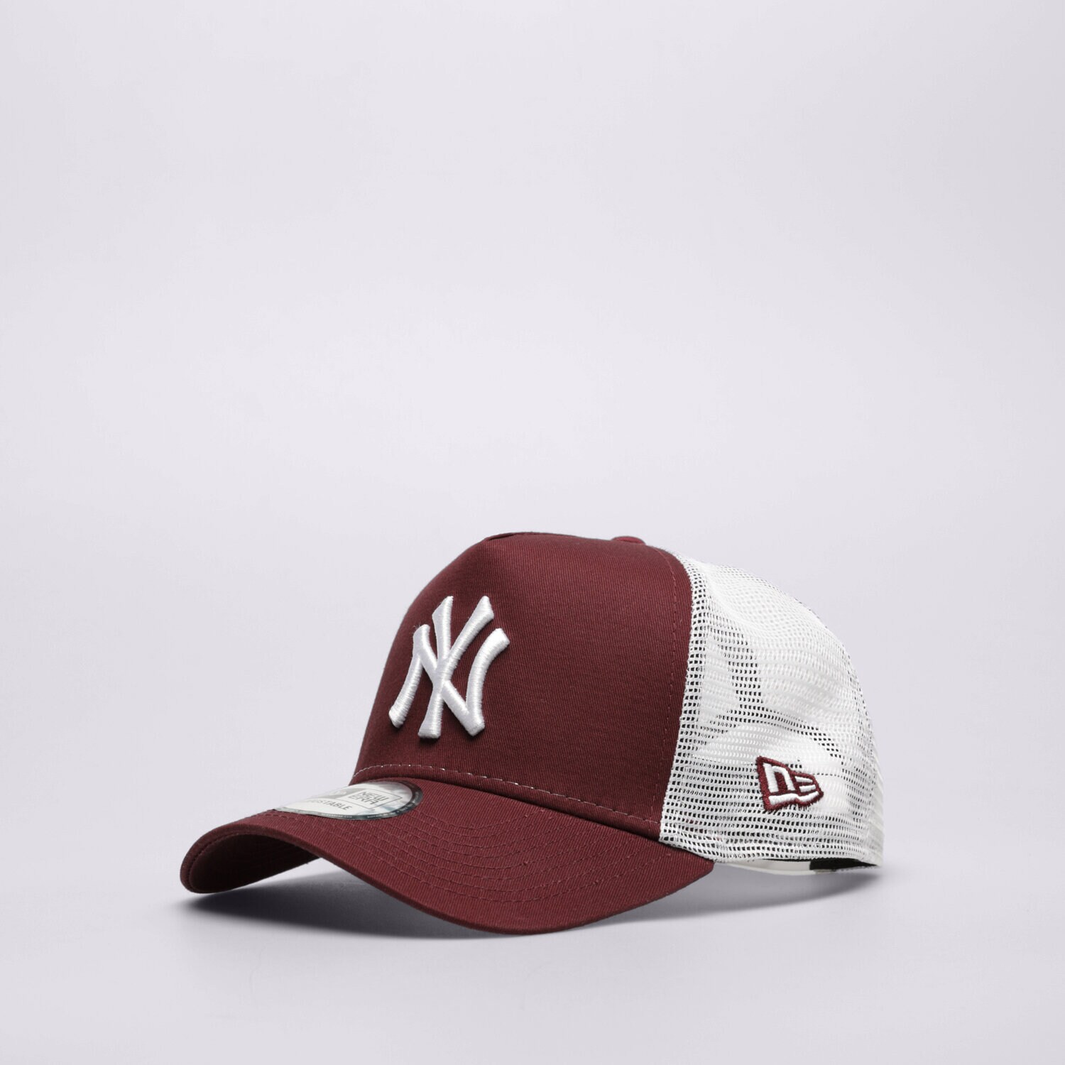 Herren Cap NEW ERA MÜTZE LEAGUE ESS 9FORTY TRUCKER NYY MRN NEW YORK YAN 12523895 Dunkelrot