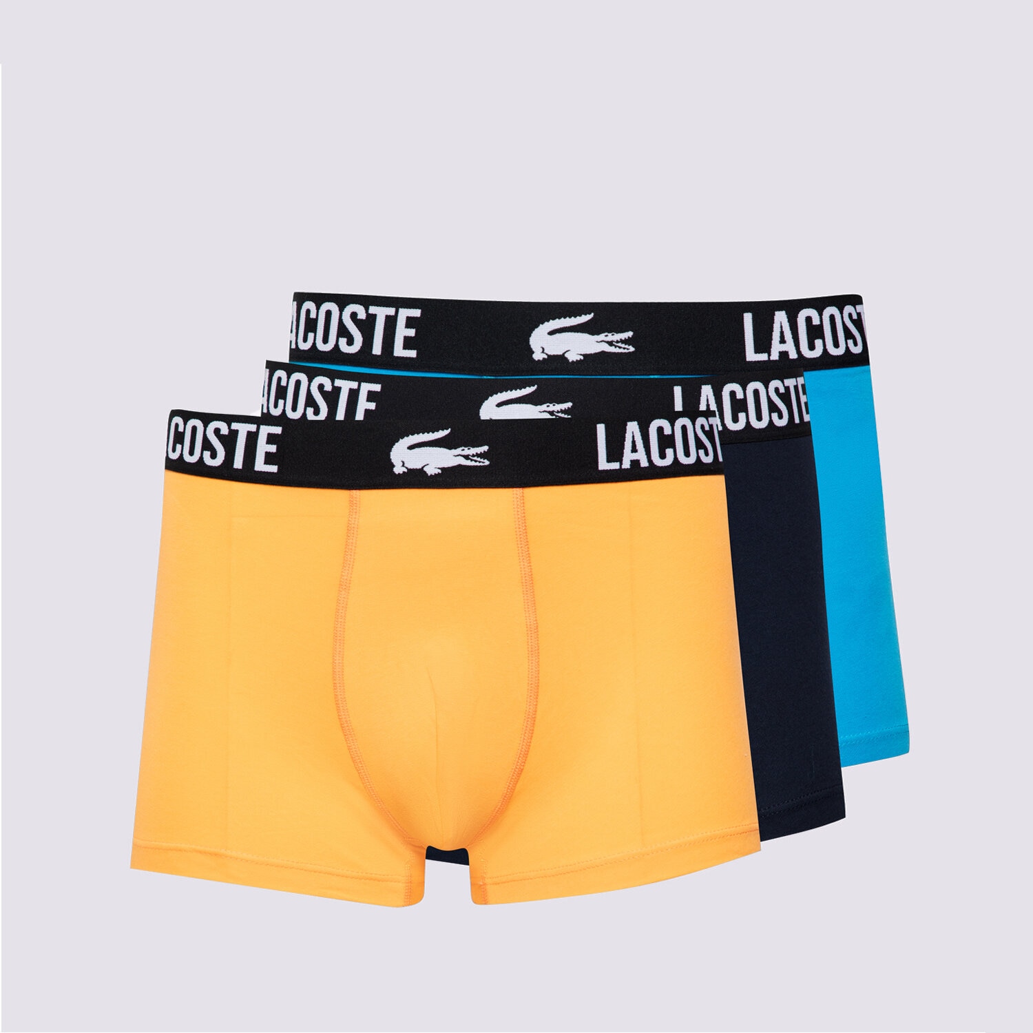 Herren Unterwäsche LACOSTE BOXERSHORTS 3 PACK BOXERS SHORTS 5H1309.FUC Multicolor