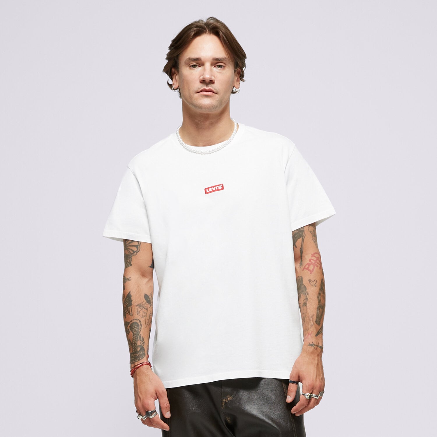Herren T-Shirt LEVI'S T-SHIRT SS RELAXED BABY TAB T 79554-0039 Weiß