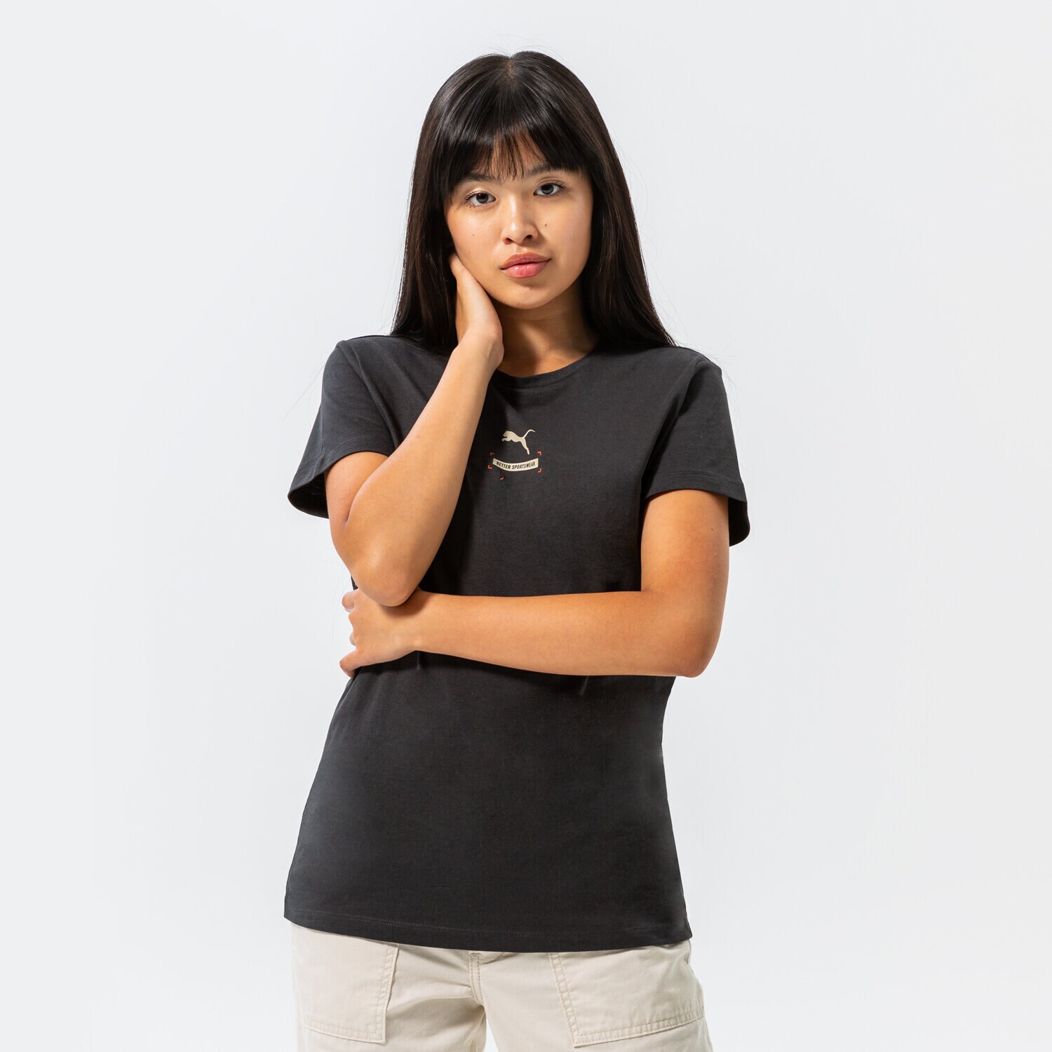 Damen T-Shirt PUMA T-SHIRT BETTER TEE 670040 75 Schwarz