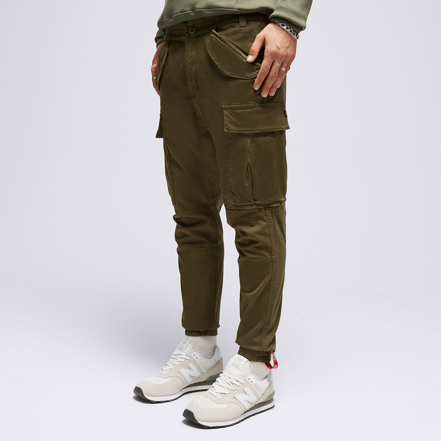 Herren Hosen ALPHA INDUSTRIES HOSE AIRMAN 188201142 Khaki