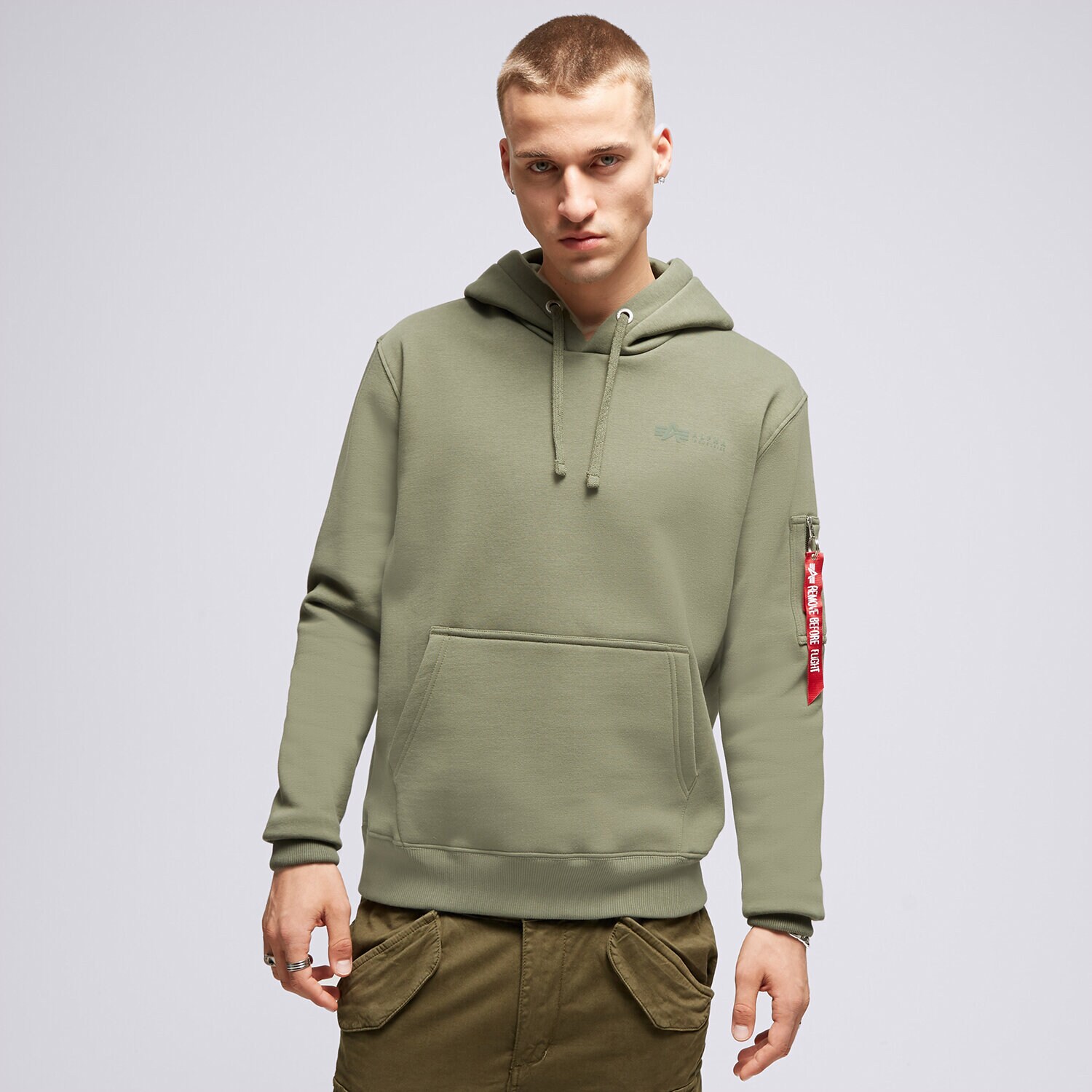 Herren ALPHA INDUSTRIES HOODIE AIR FORCE 138337142 Khaki