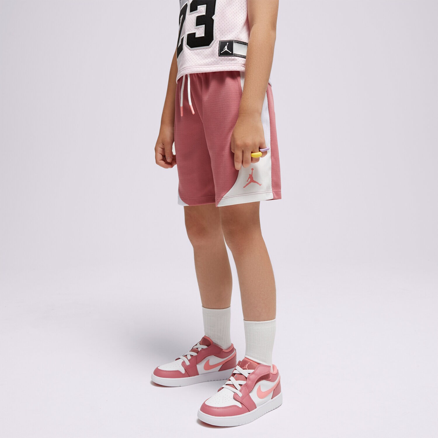 Kinder JORDAN SHORTS JUMPMAN LIFE SPORT SHORT GIRL 45B486P9I Rosa