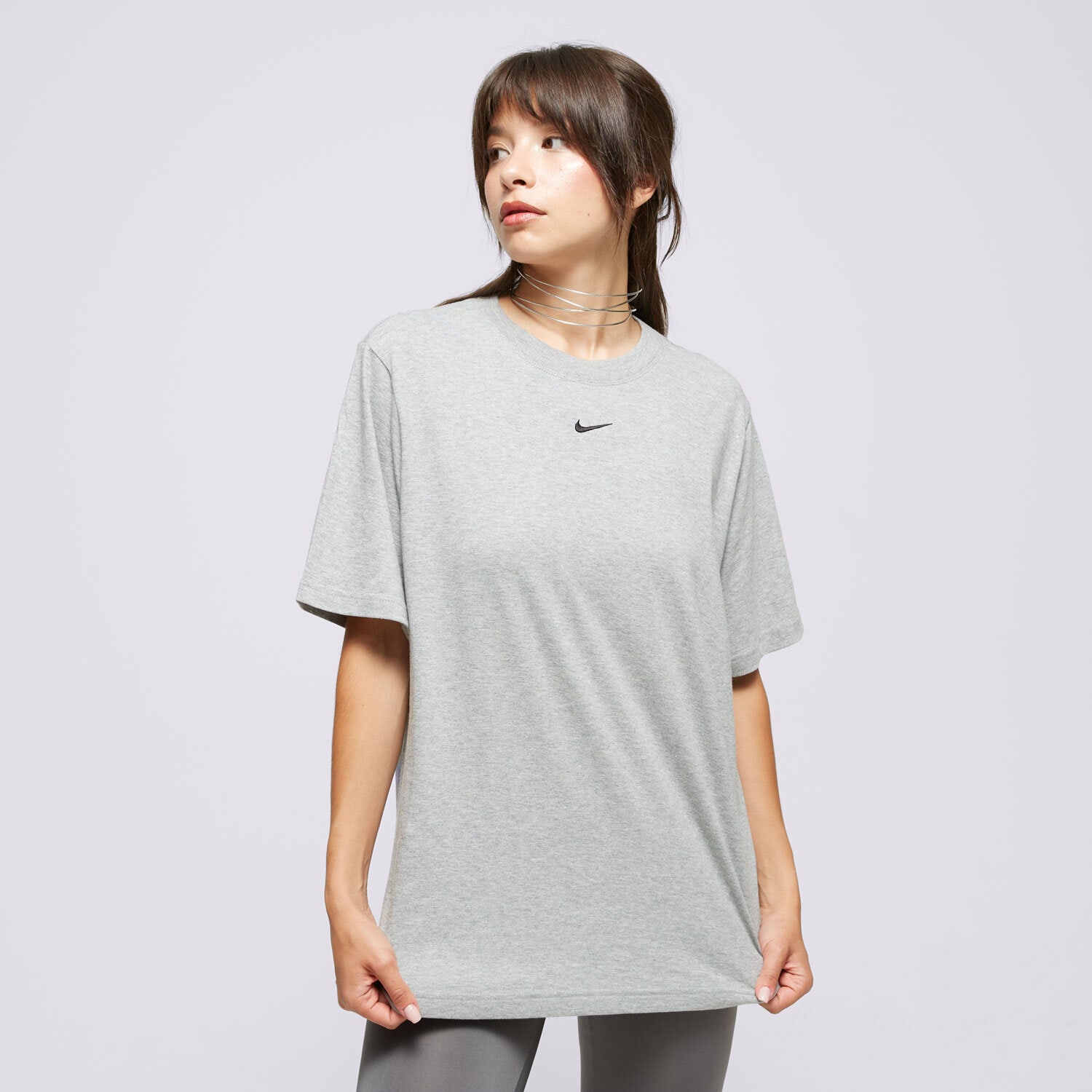 Damen T-Shirt NIKE T-SHIRT W NSW TEE ESSNTL LBR FD4149-063 Grau