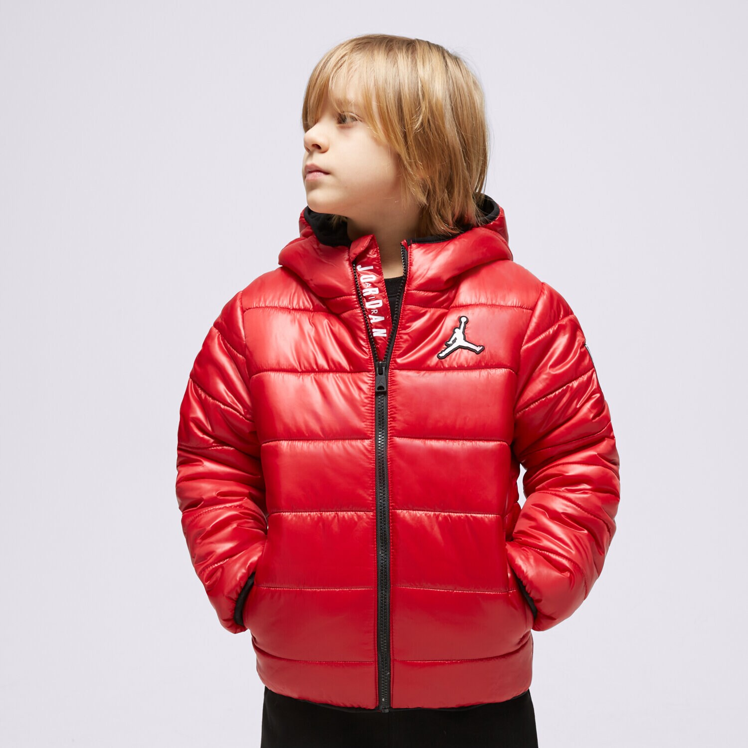 Kinder Übergangsjacke JORDAN JACKE WINTER JDB MW DOWN JKT BOY 95C441-R78 Rot
