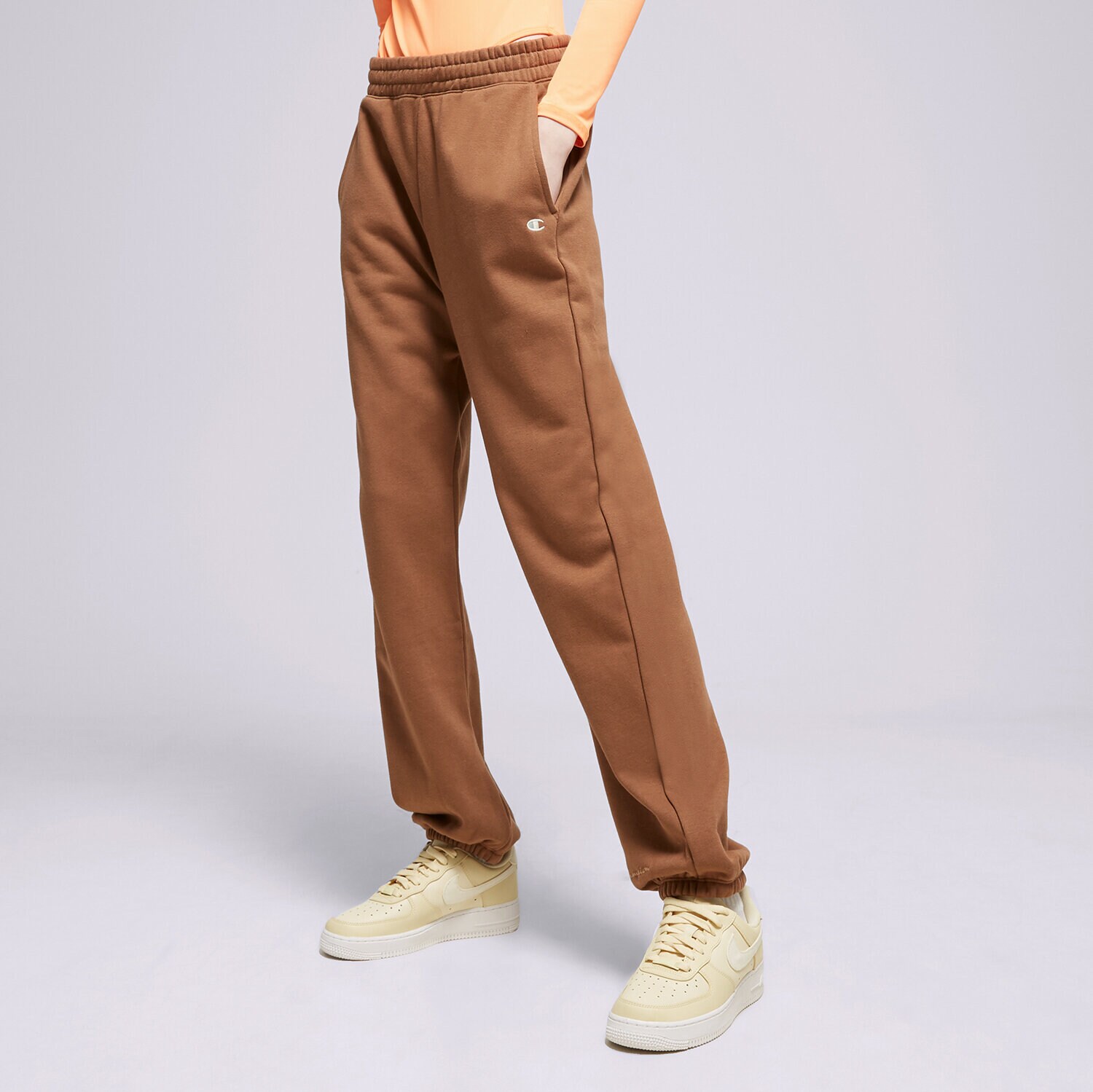 Damen Hosen CHAMPION HOSE ELASTIC CUFF PANTS 116219MS519 Braun