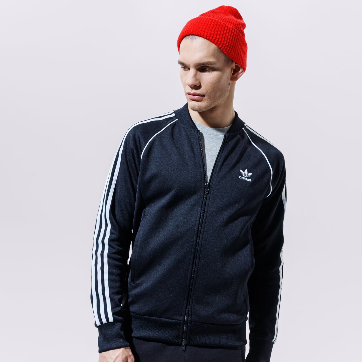 Herren ADIDAS SS TRACK TOP  GF0198 Schwarz