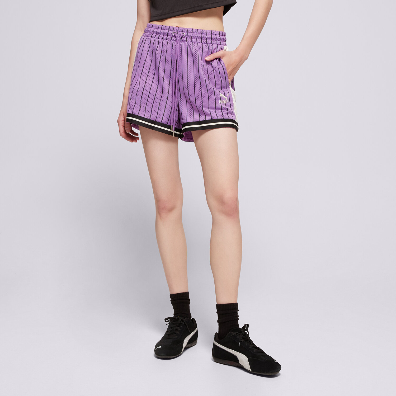 Damen Shorts PUMA SHORTS T7 FOR THE FANBASE MESH 62434550 Violet