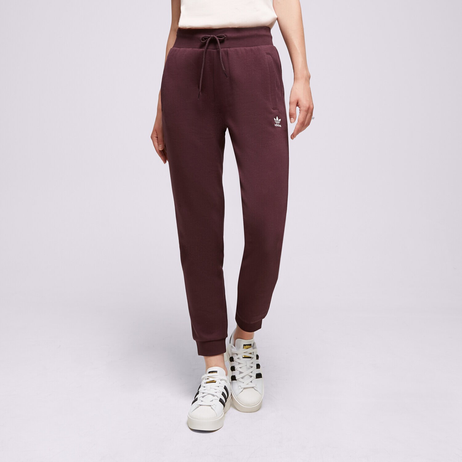 Damen Hosen ADIDAS HOSE TREF ESS JOG S'MAR IB2804 Braun