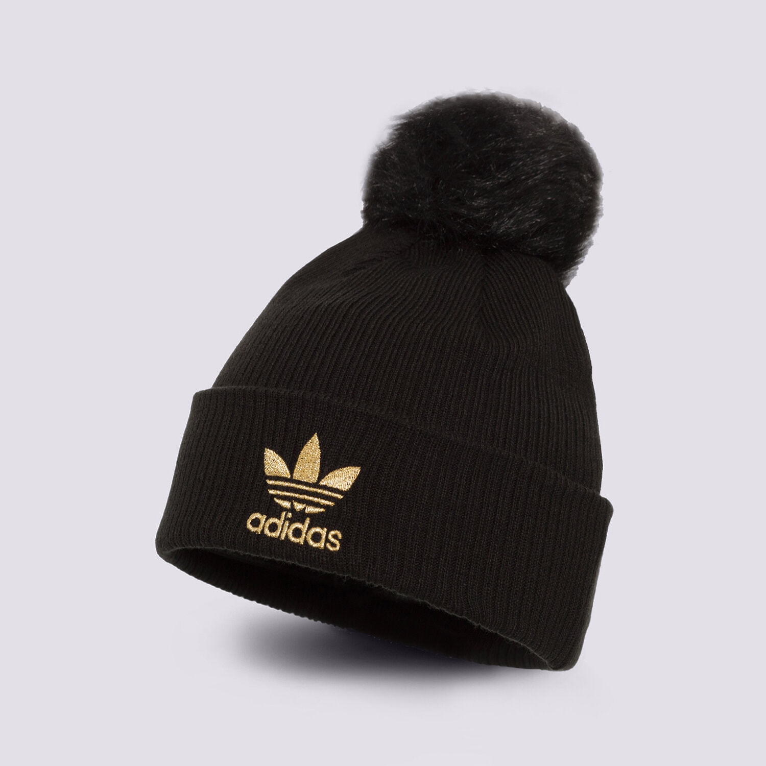 Kinder Mütze ADIDAS MÜTZE W FUR POM BEANI H35531 Schwarz