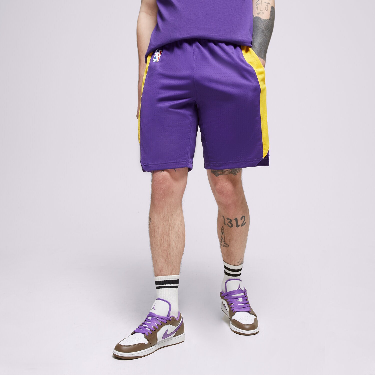 Herren Shorts NIKE SHORTS LOS ANGELES LAKERS NIKE NBA AJ5077-504 Blau
