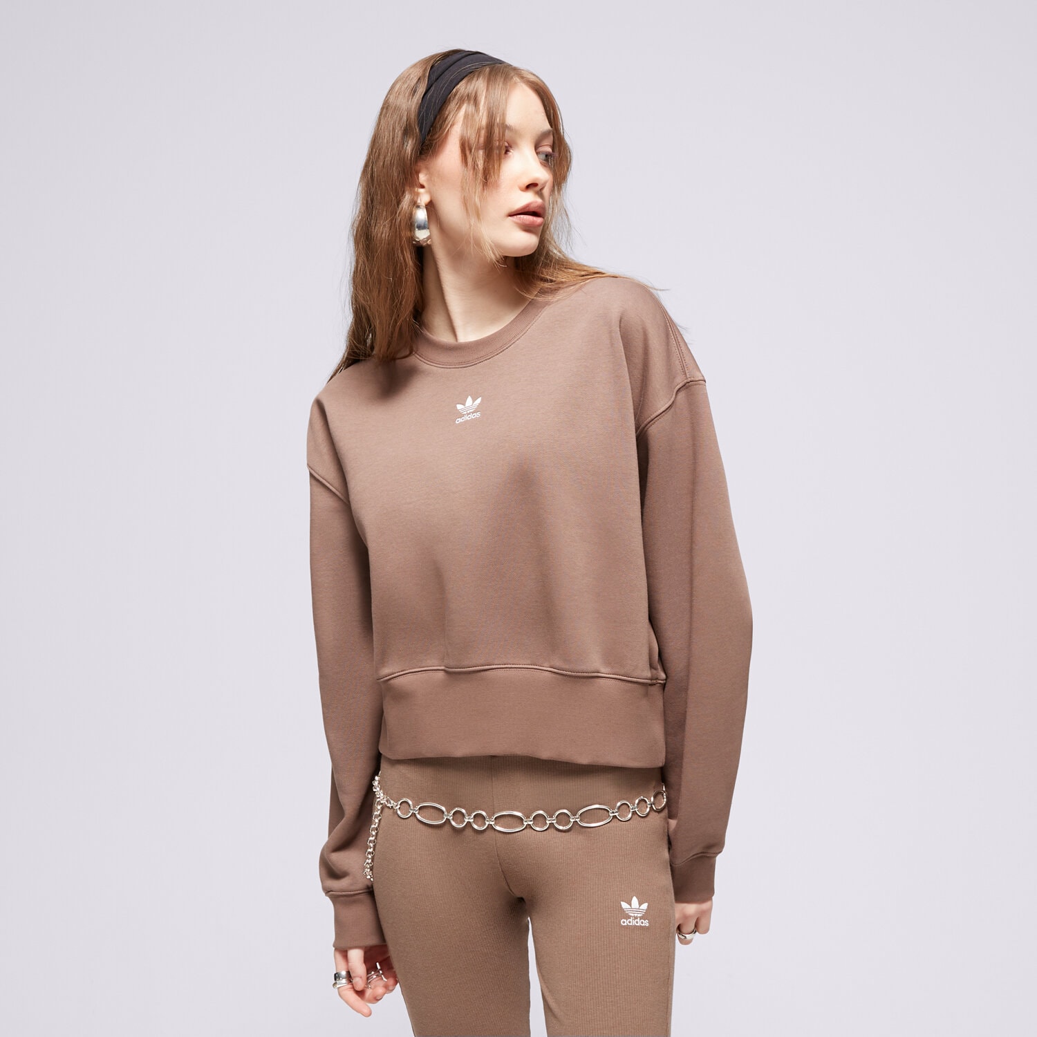 Damen ADIDAS SWEATSHIRT SWEATSHIRT IR5971 Braun