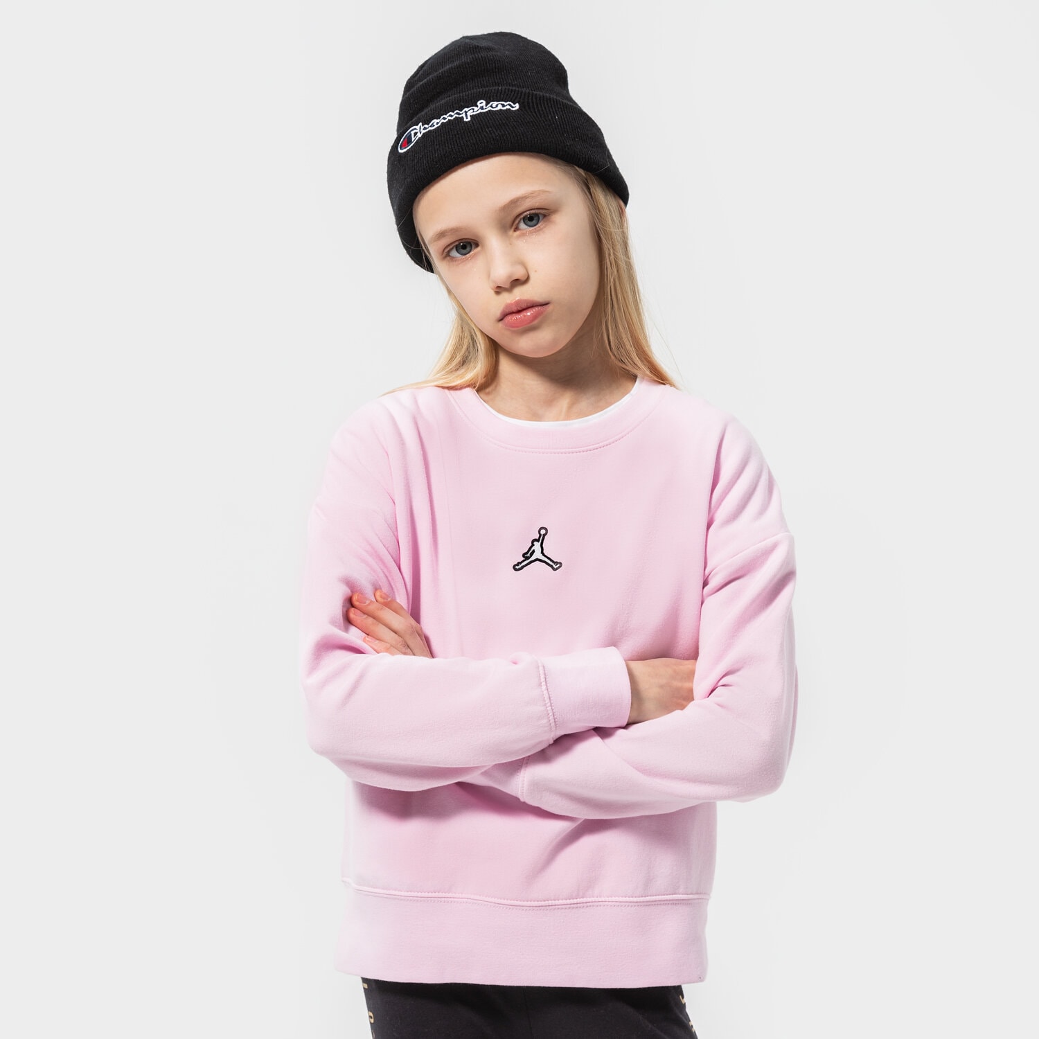 Kinder JORDAN SWEATSHIRT ESSENTIALS CREW GIRL