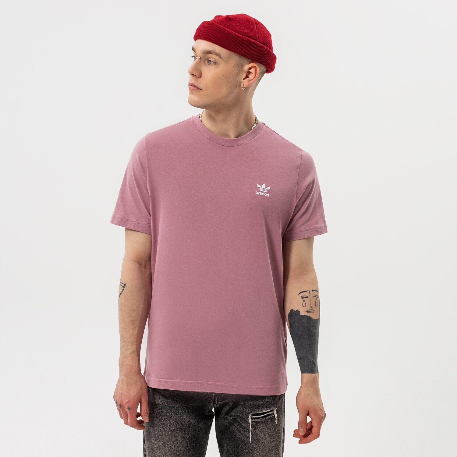 Herren T-Shirt ADIDAS T-SHIRT ESSENTIAL TEE HE9444 Violet