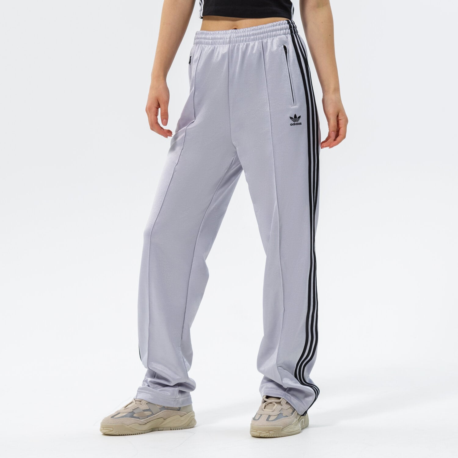 Damen Hosen ADIDAS HOSE PANTS HF7529 Silber