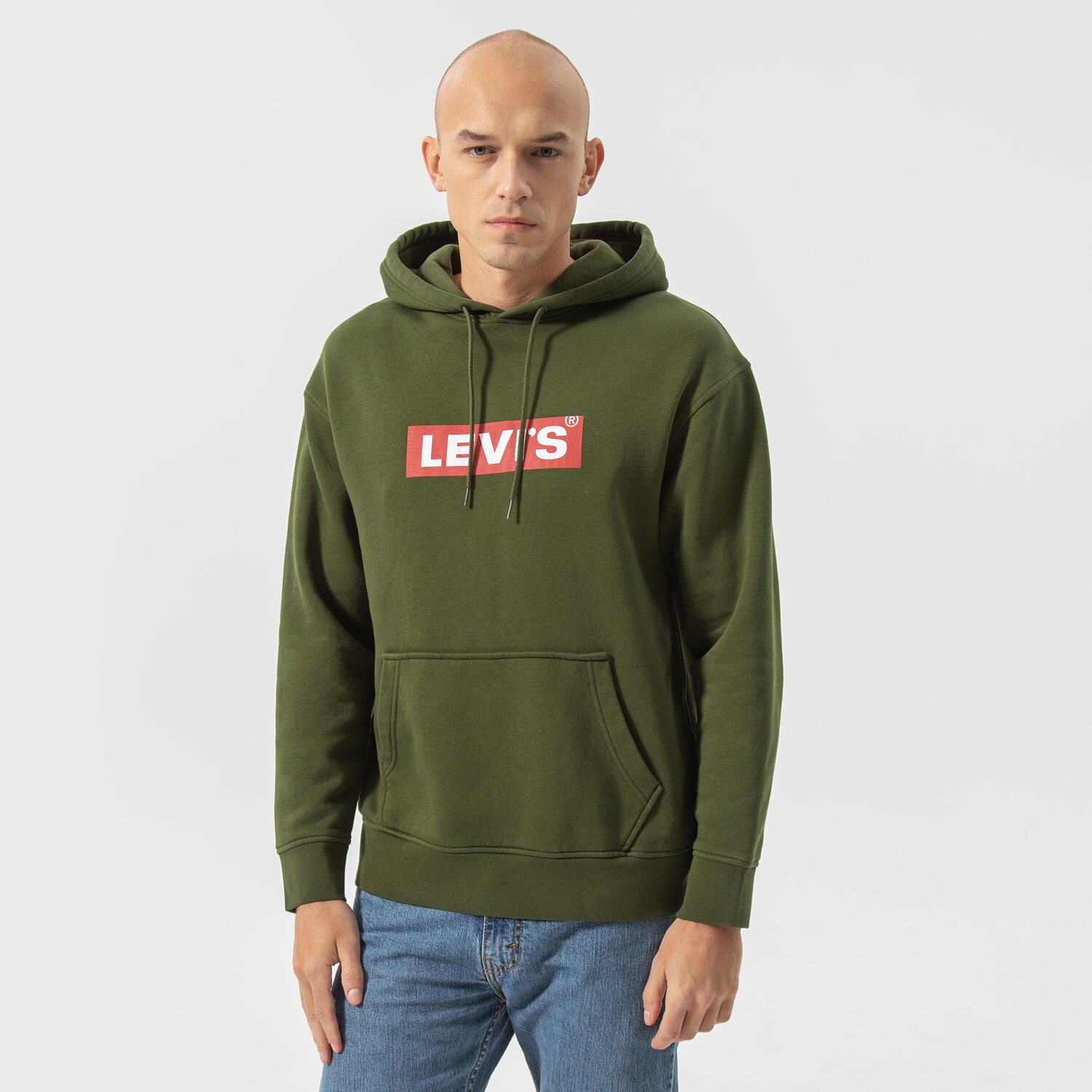 Herren LEVI'S HOODIE T3 RELAXD GRAPHIC HOODIE 38821-0115 Khaki