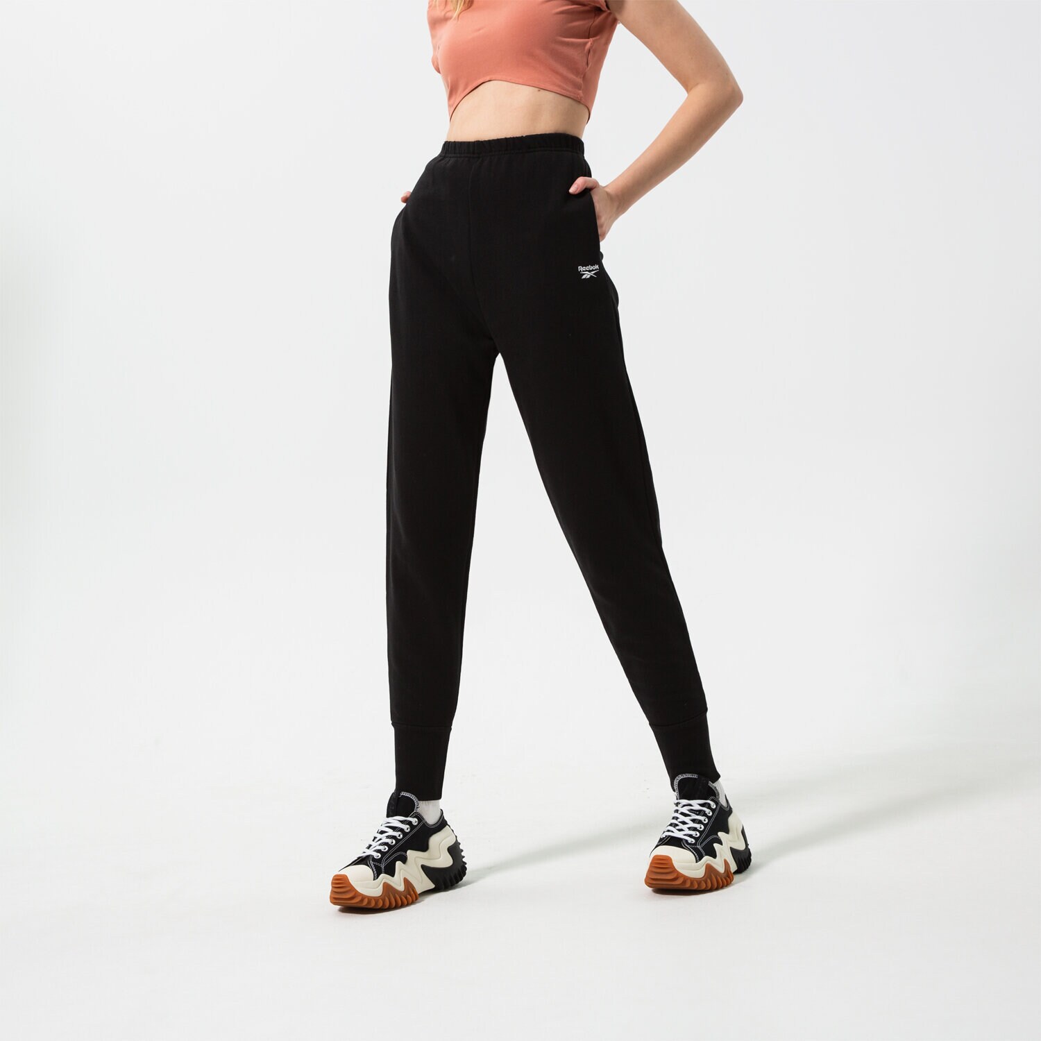 Damen Hosen REEBOK HOSE CL WDE COZY FT PANT H49235 Schwarz