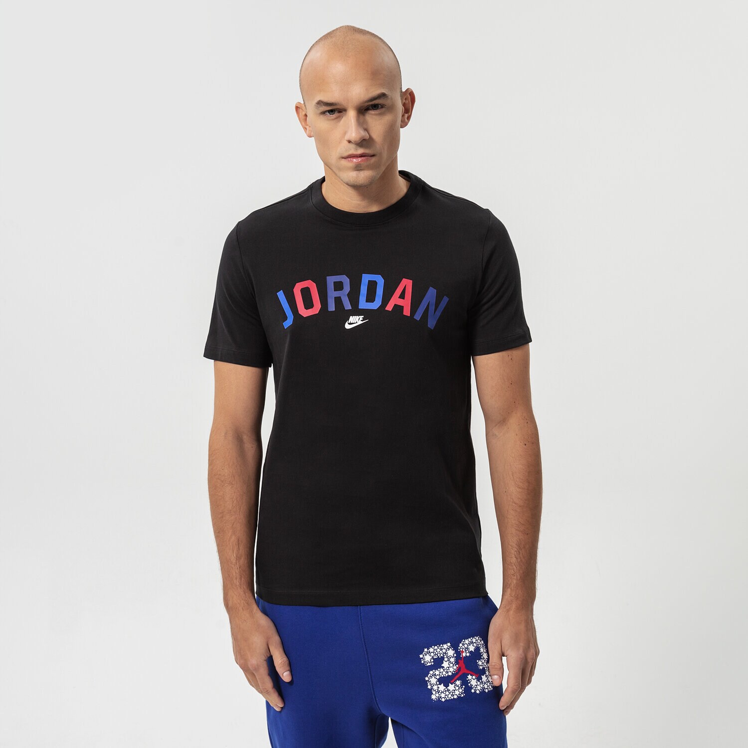 Herren T-Shirt JORDAN T-SHIRT M J SPRT DNA WDMK SS CREW DH8978-010 Schwarz
